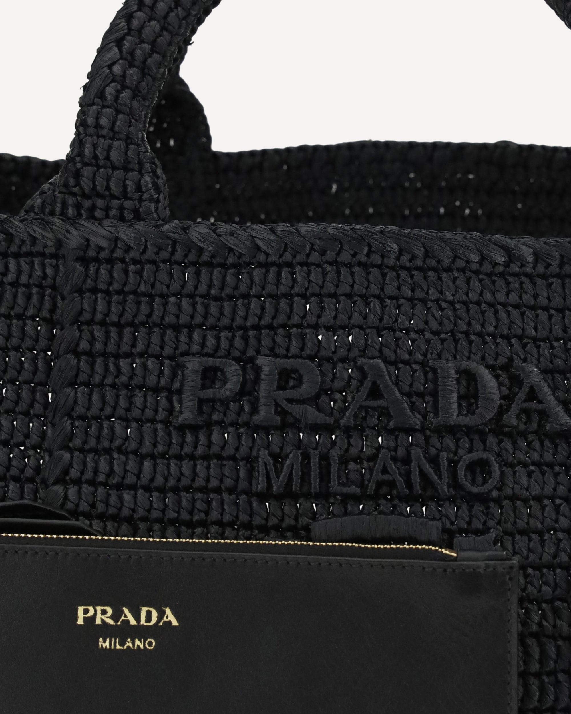 Prada Large Crochet Tote Bag