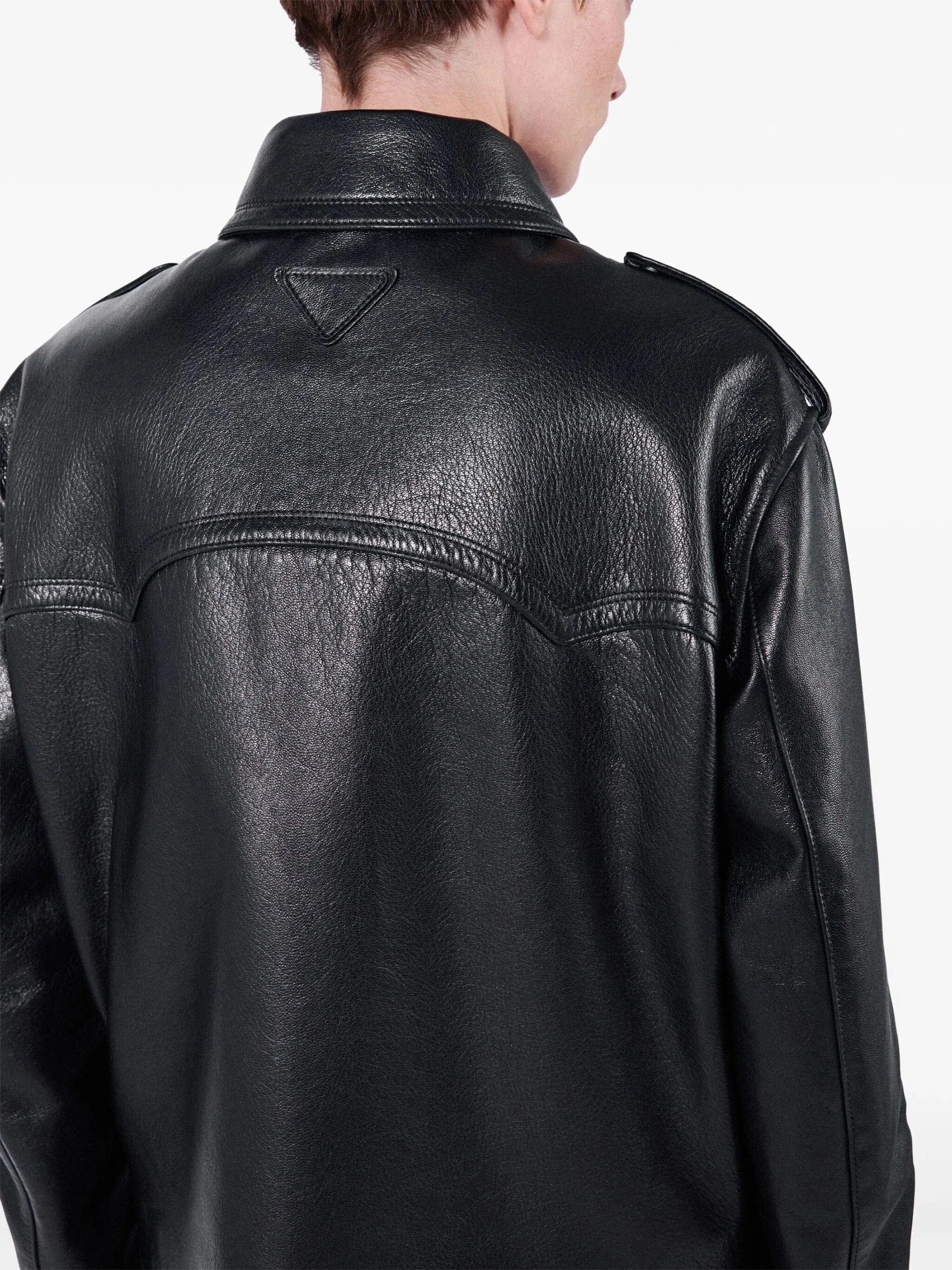 Prada Leather Biker Jacket