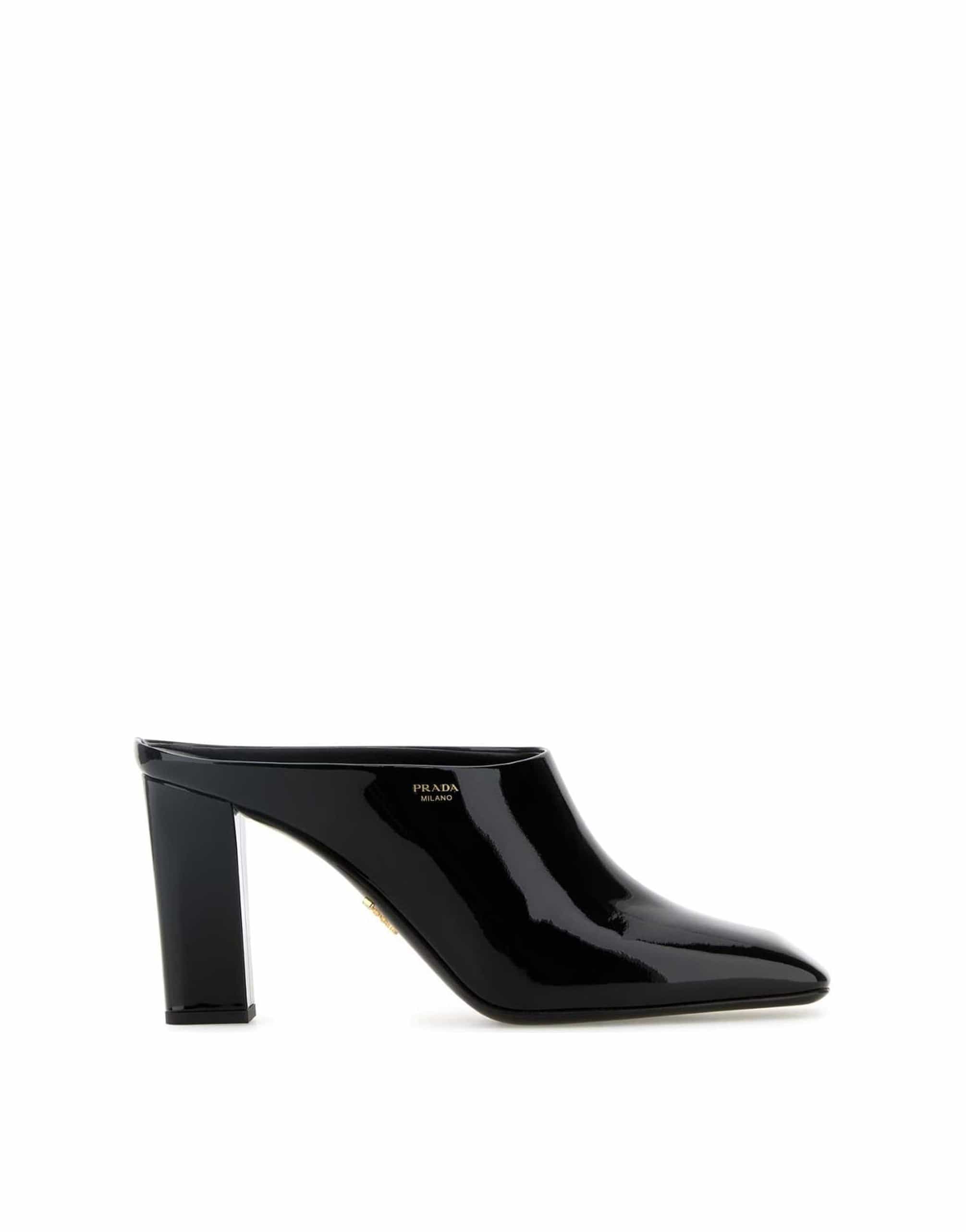 Prada Leather Mules 85mm