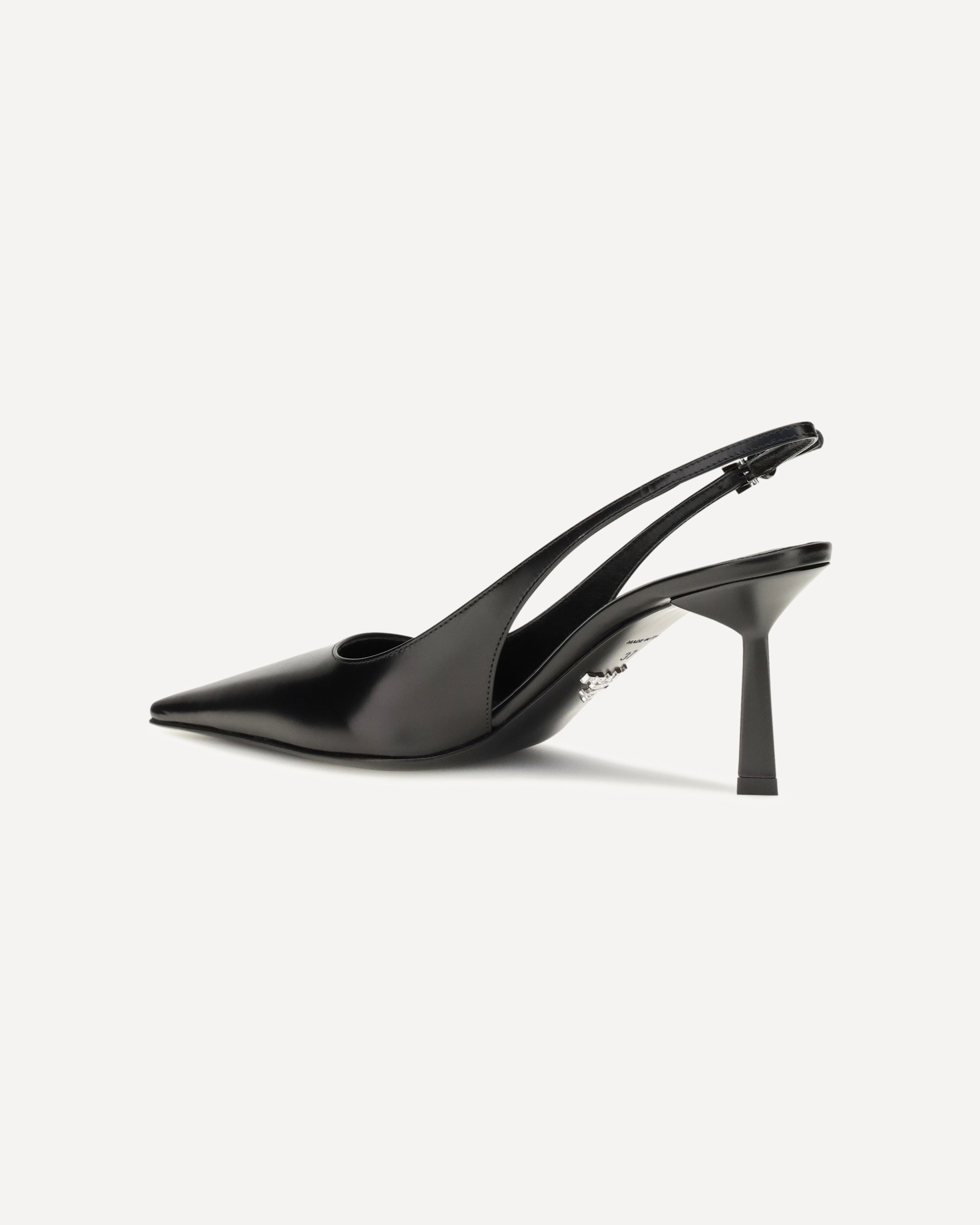 Escarpins slingback en cuir Prada