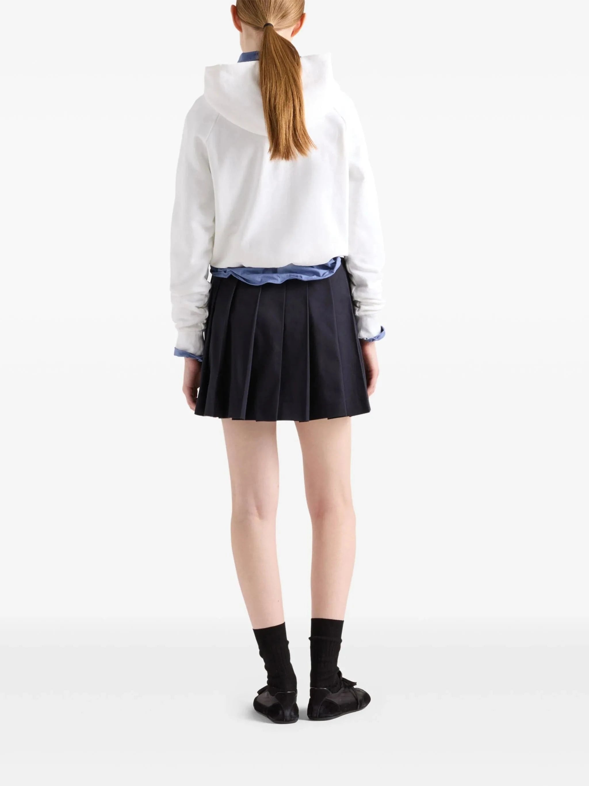 Prada Logo-Print Hoodie