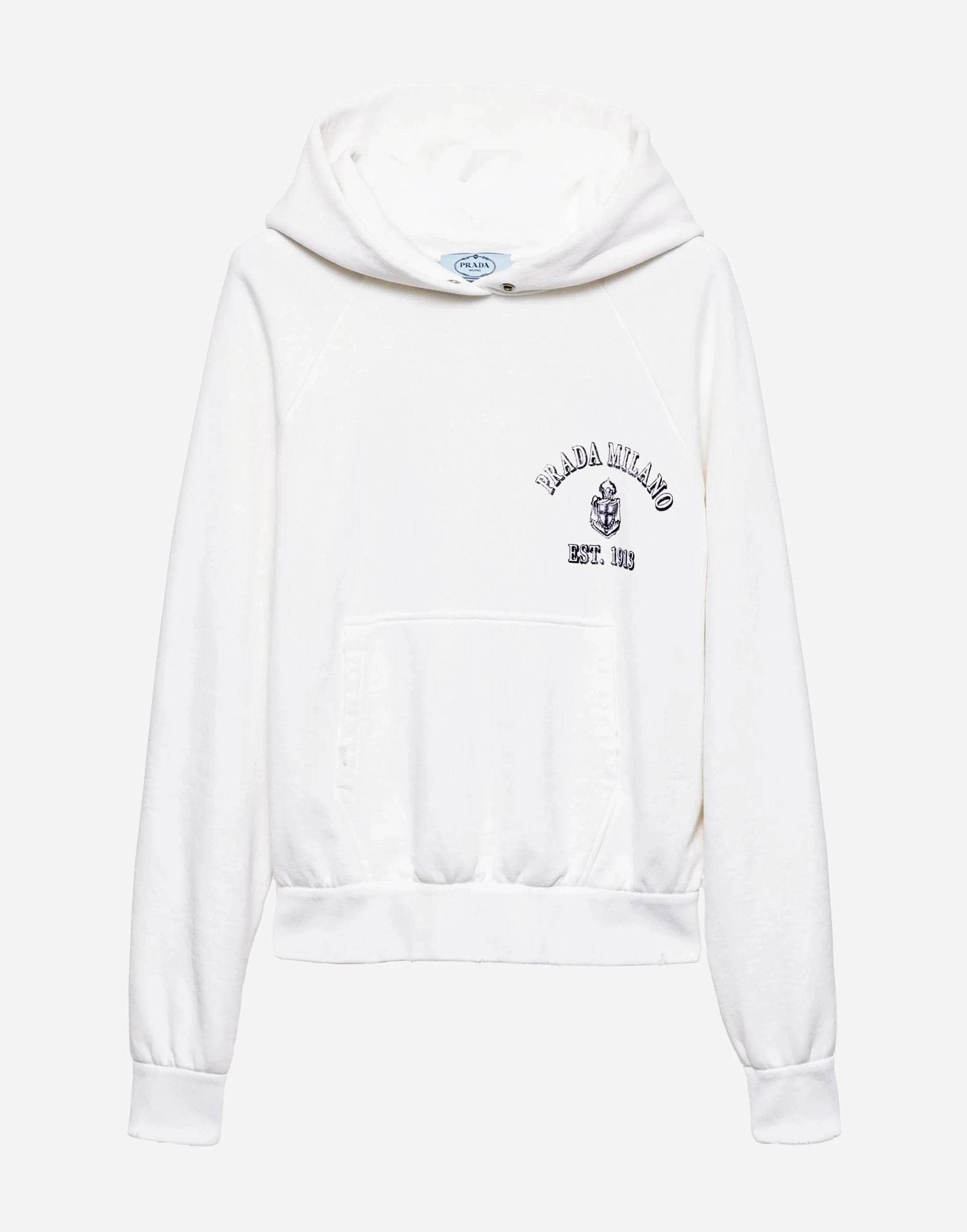 Prada Logo-Print Hoodie