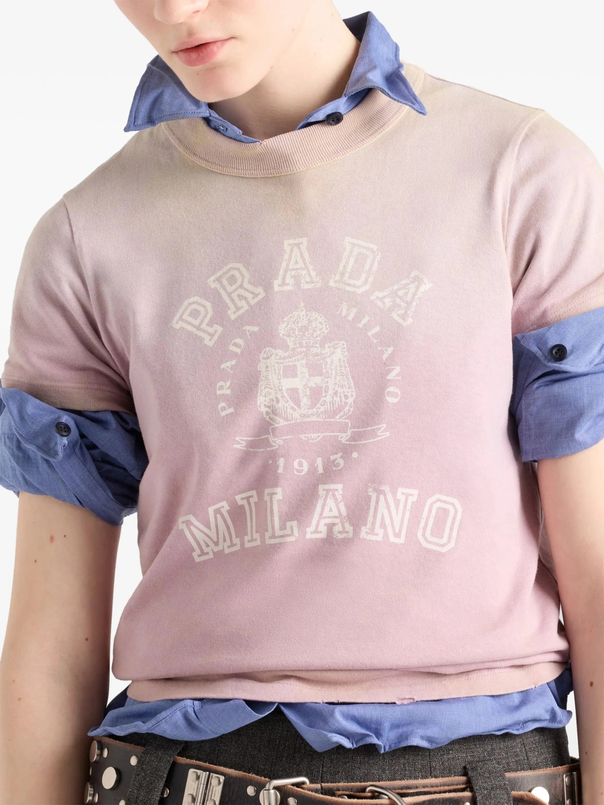 Prada Logo-Print T-Shirt