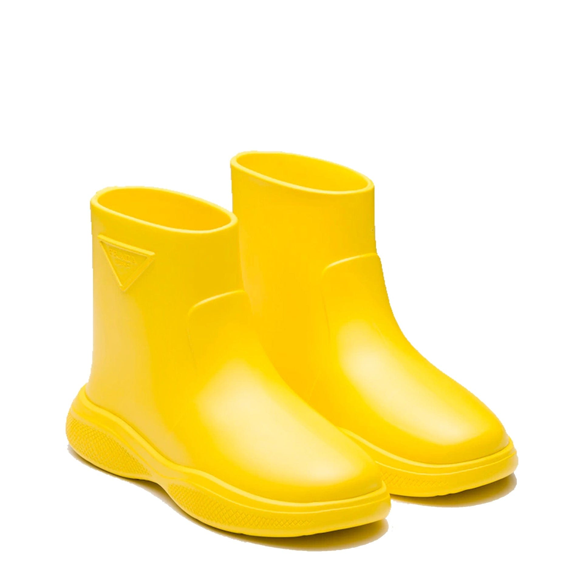 Prada Logo Rubber Ankle Boots - alternate view