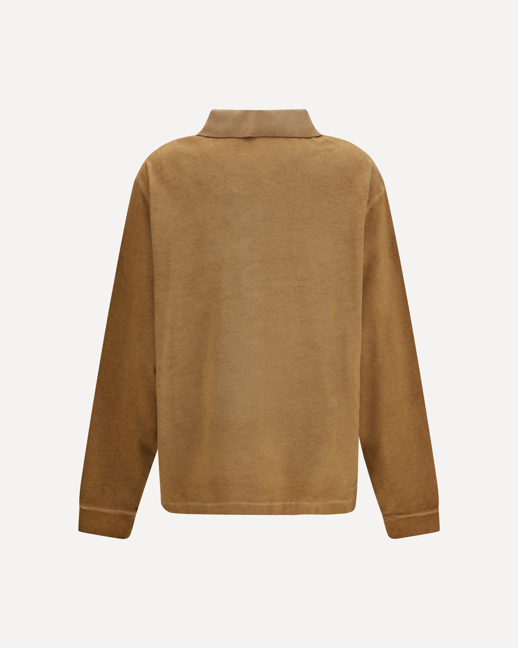 Prada Long-Sleeve Cotton Piqué Polo - alternate view