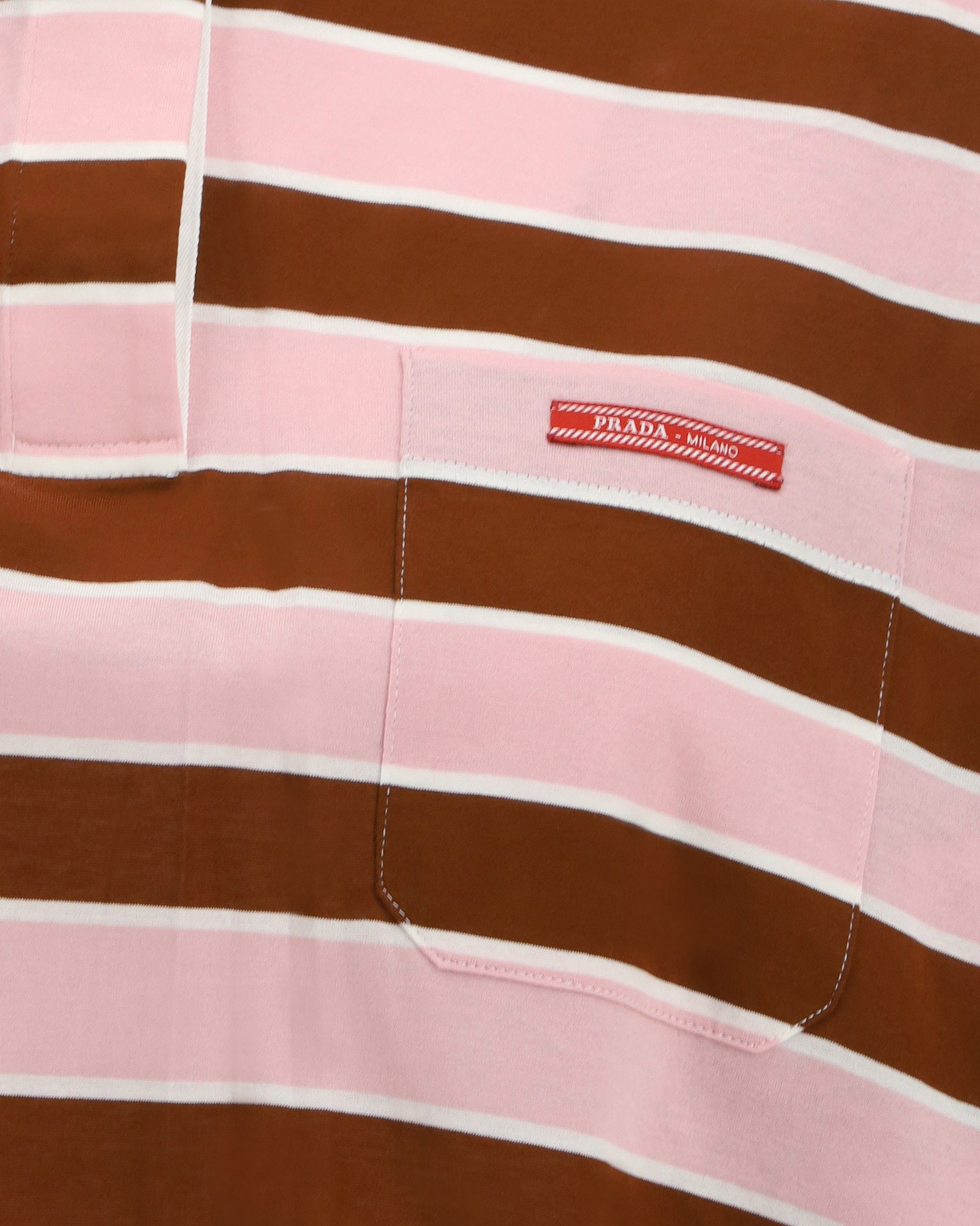 Prada Long-Sleeve T-Shirt In Filo Di Scozia Cotton