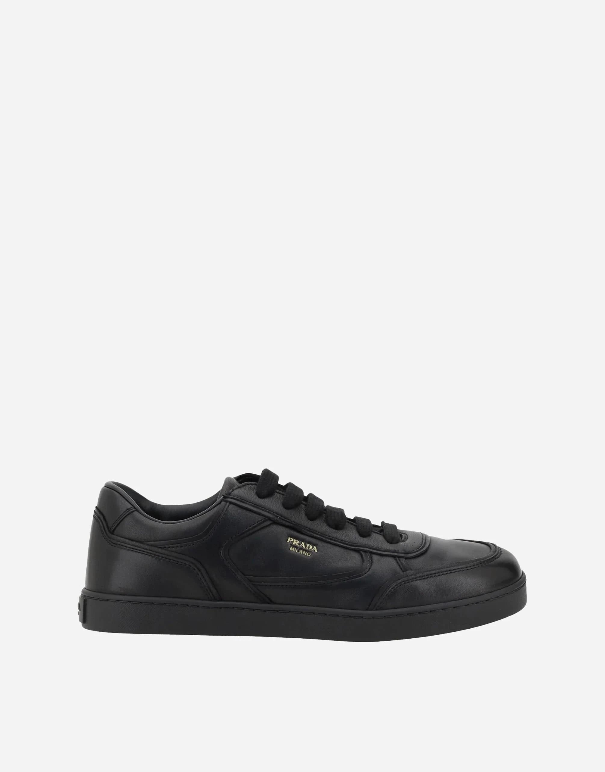 Prada Low-Top Leather Sneakers