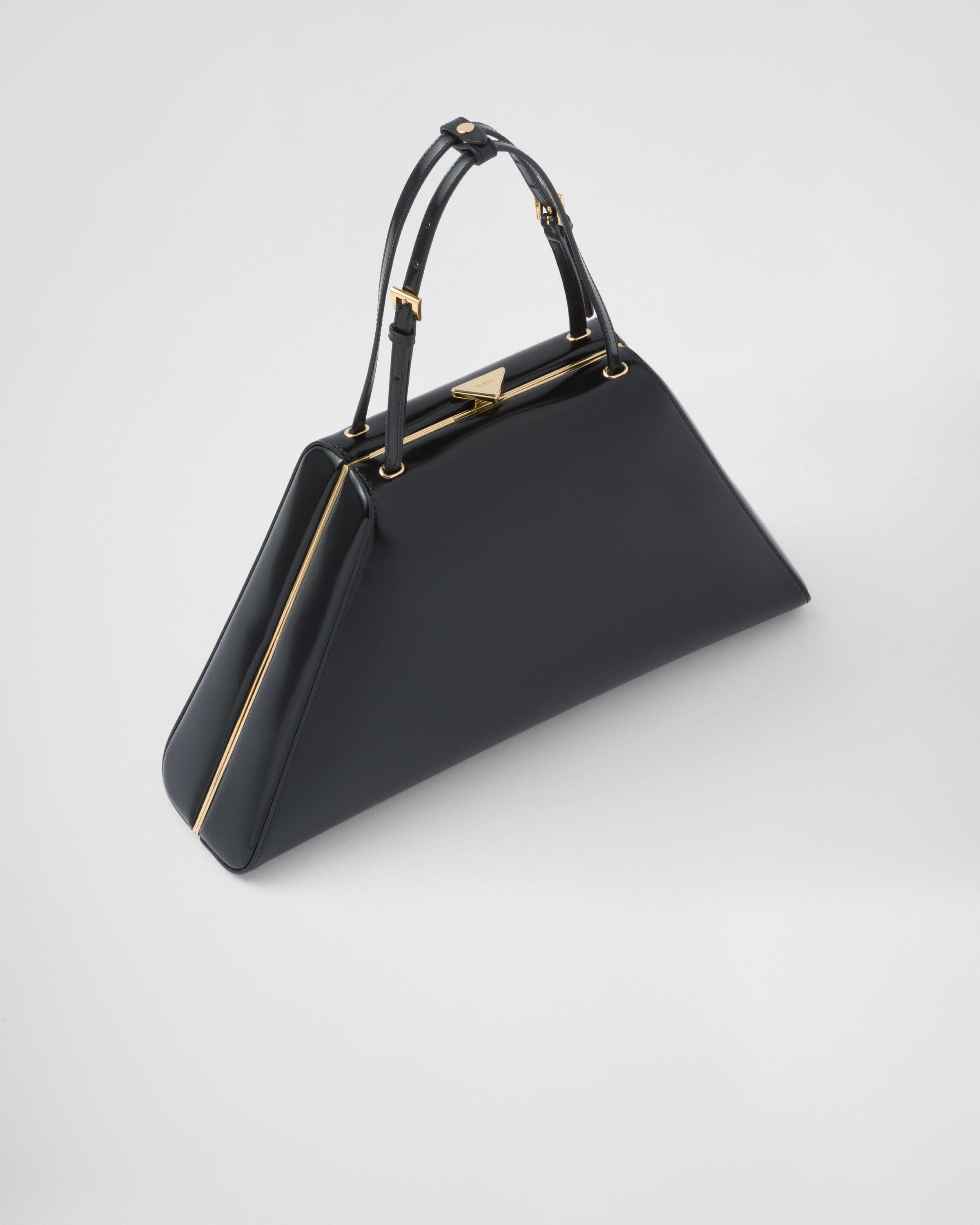 Prada Medium Brushed Leather Tote Bag