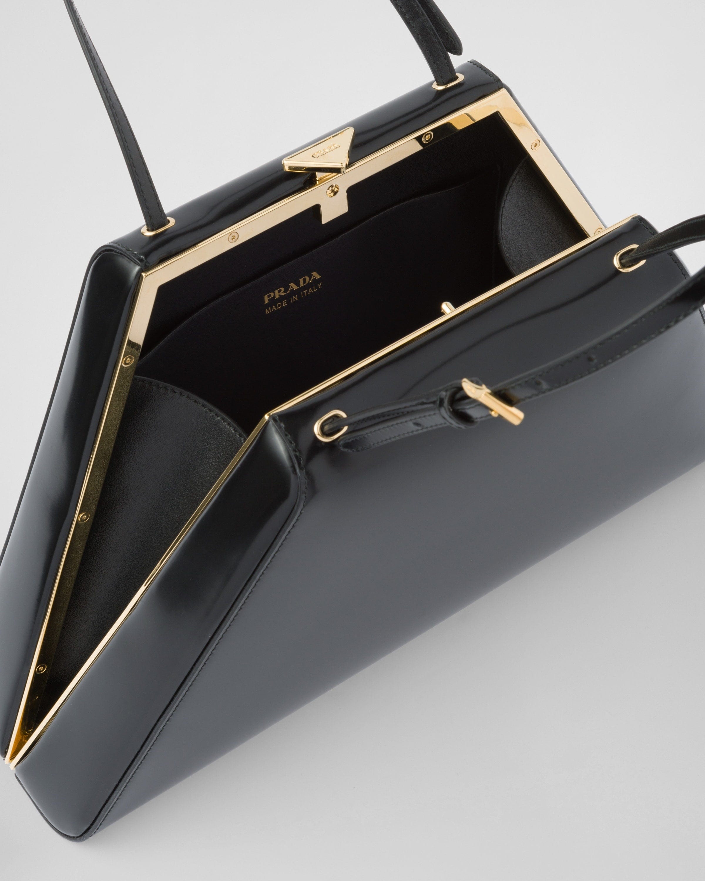 Prada Medium Brushed Leather Tote Bag