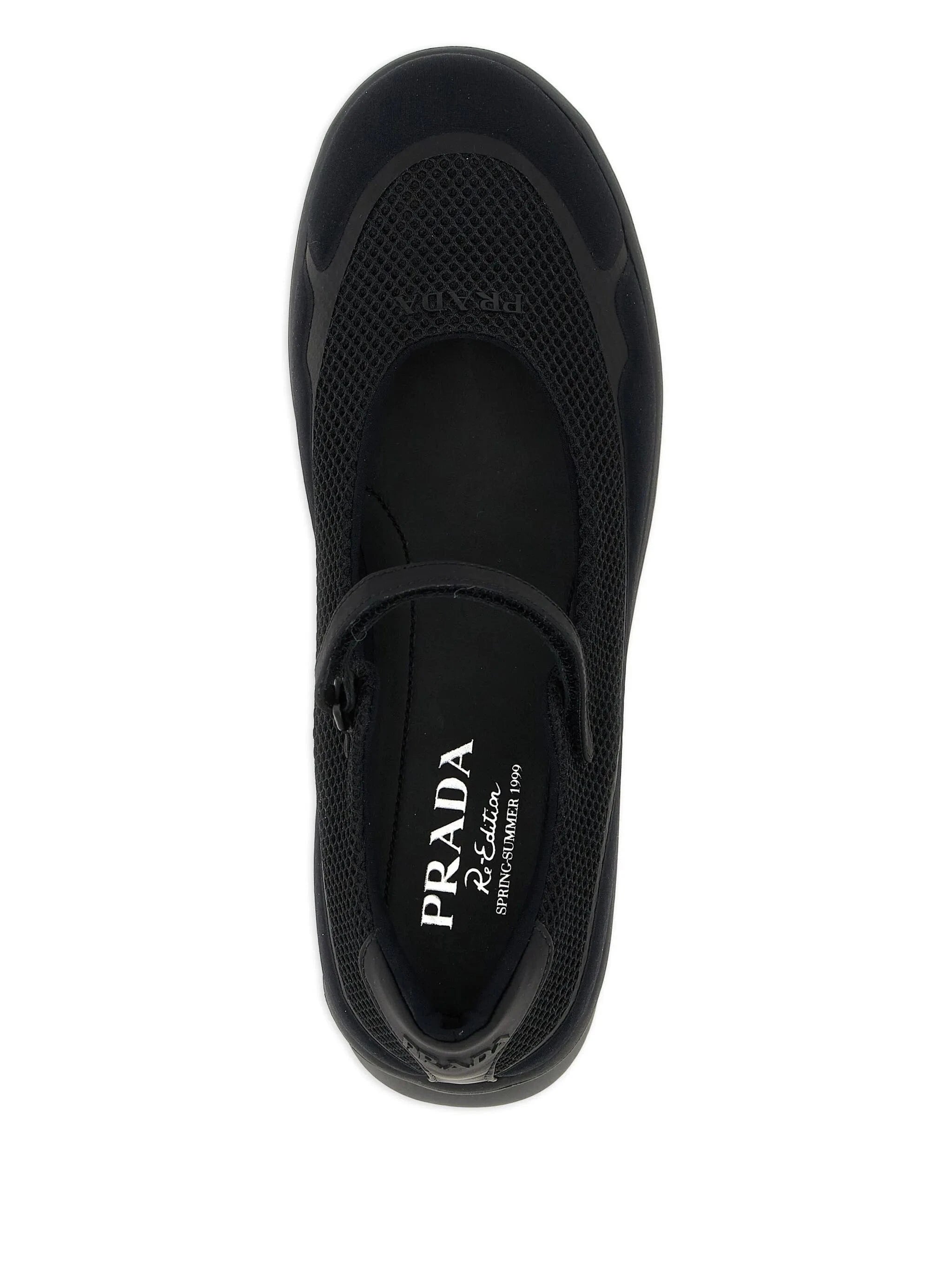 Prada Mesh Ballet Flats