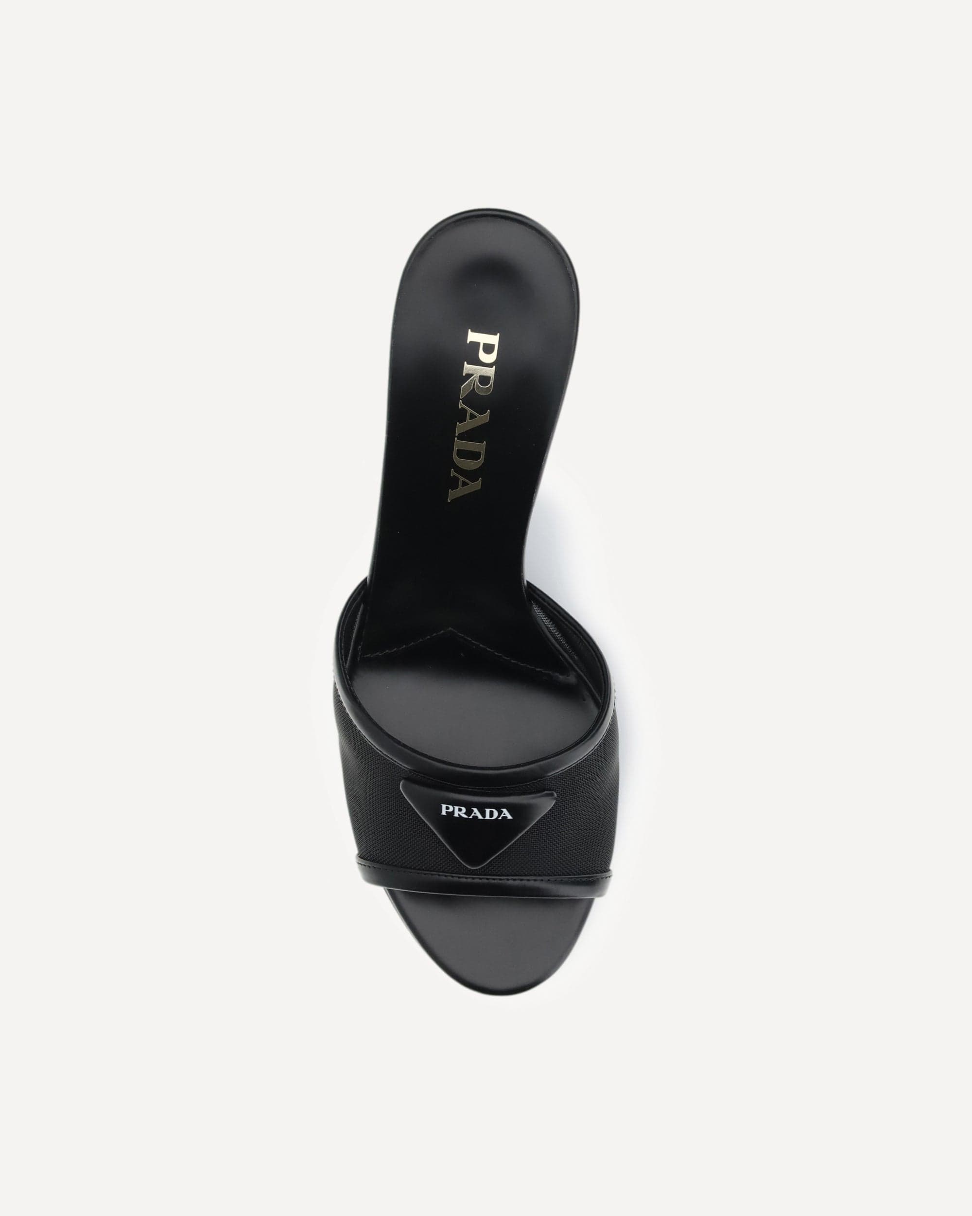 Prada Mesh Slipper Sandals