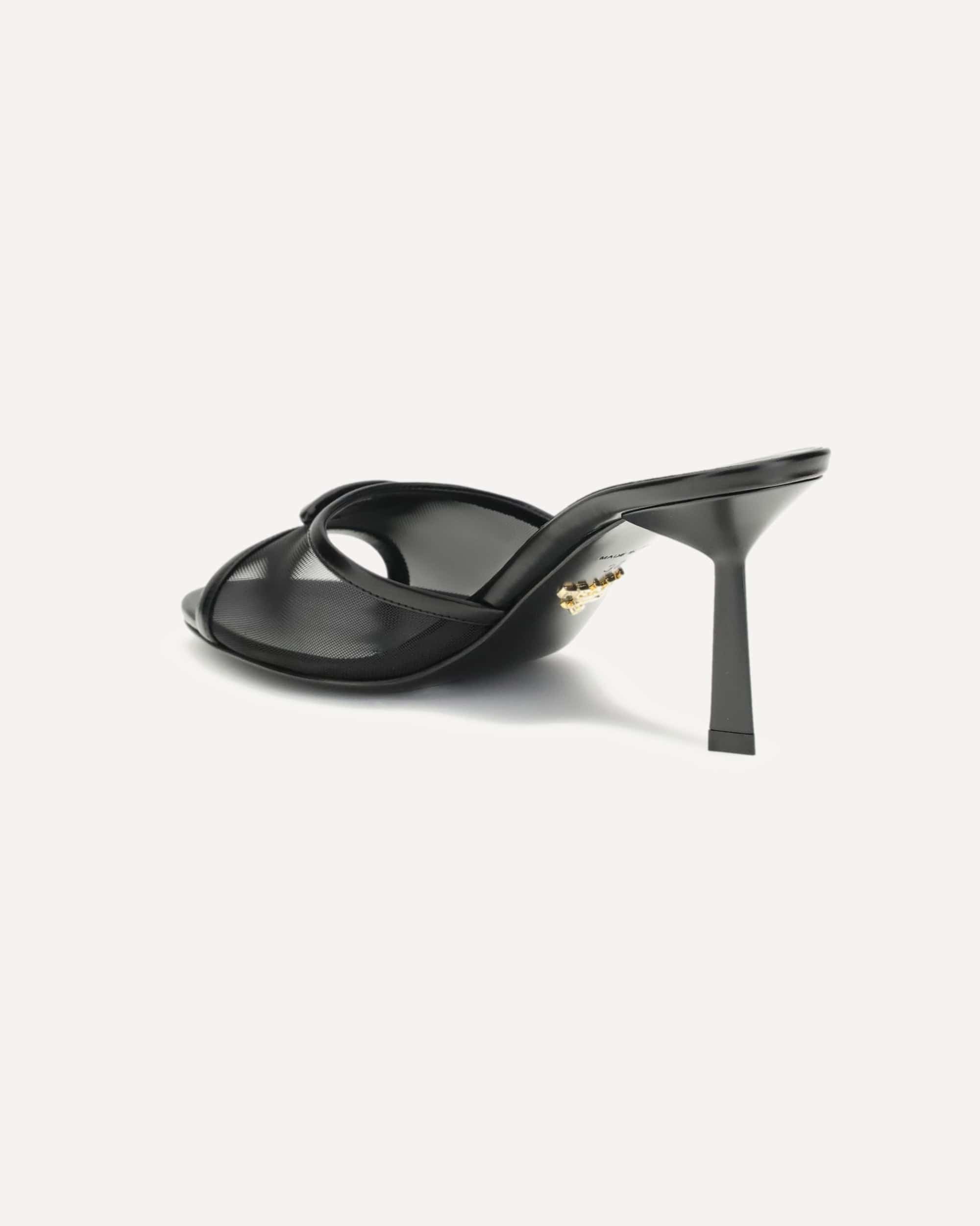 Prada Mesh Slipper Sandals