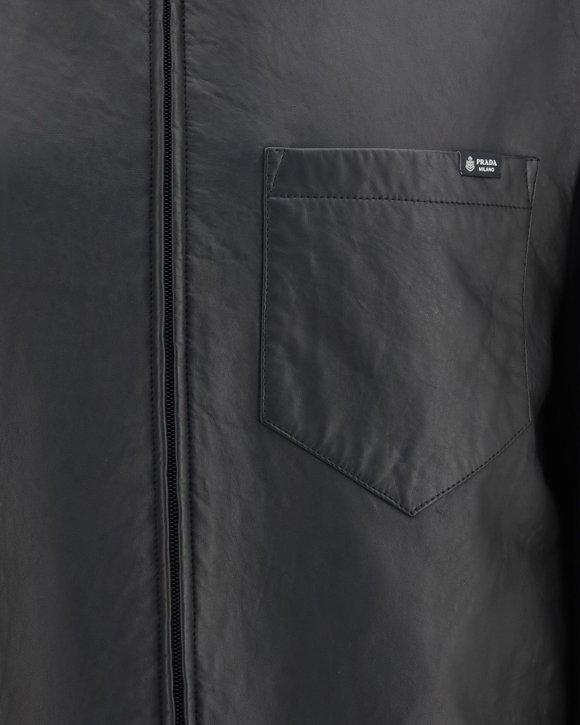 Prada Prada Nappa Leather Jacket