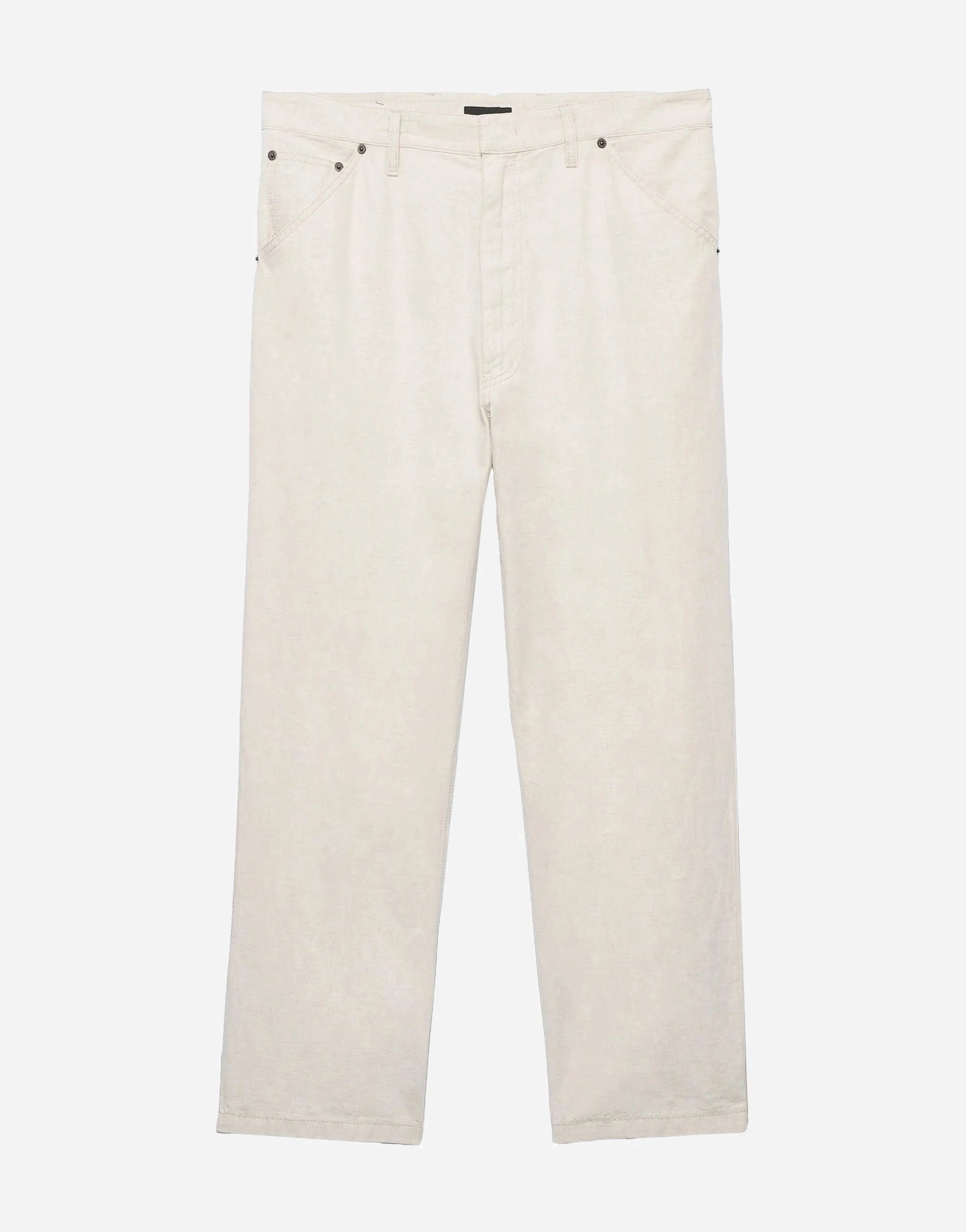 Prada Natural Chambray Trousers