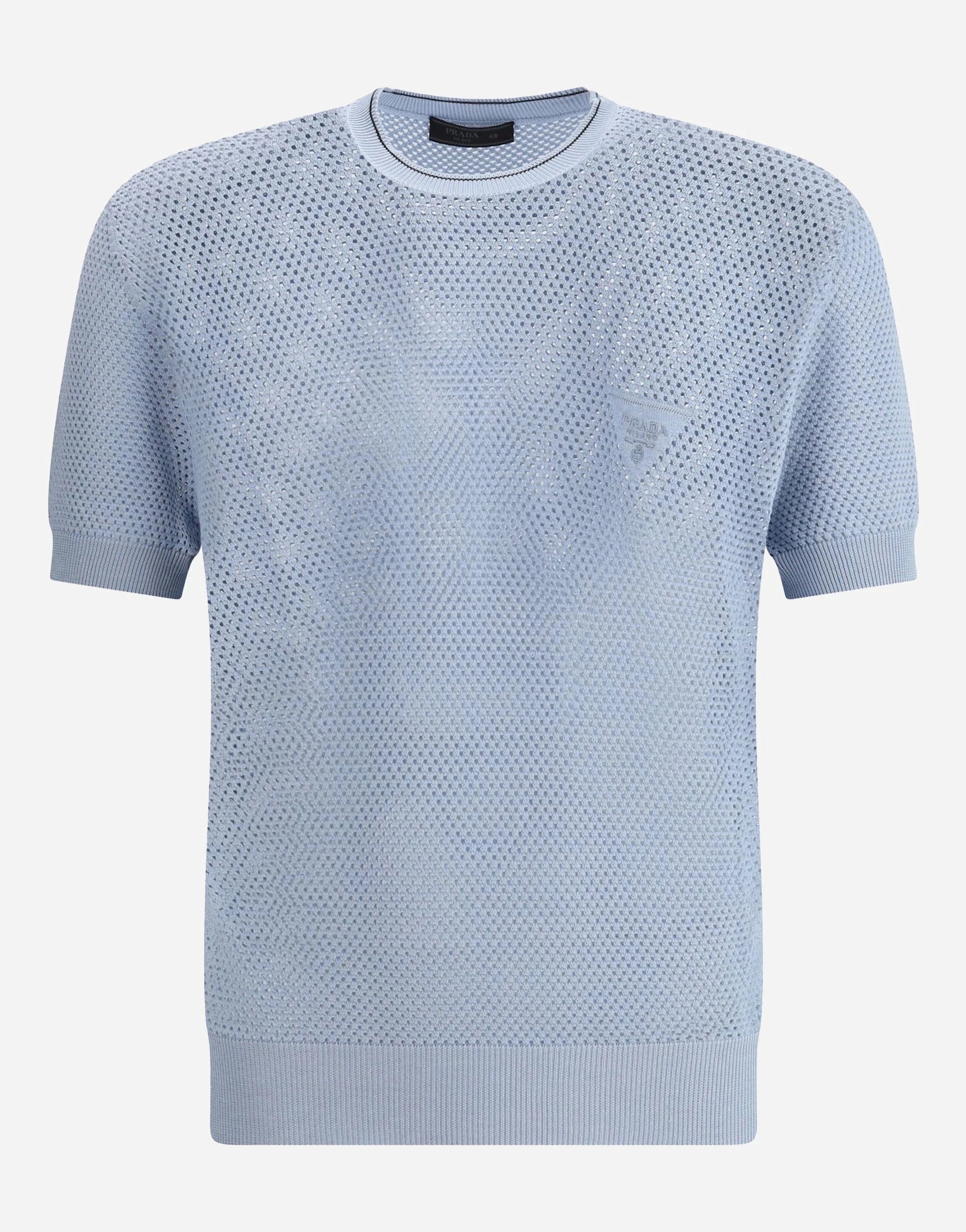 Prada Perforated-Design T-Shirt