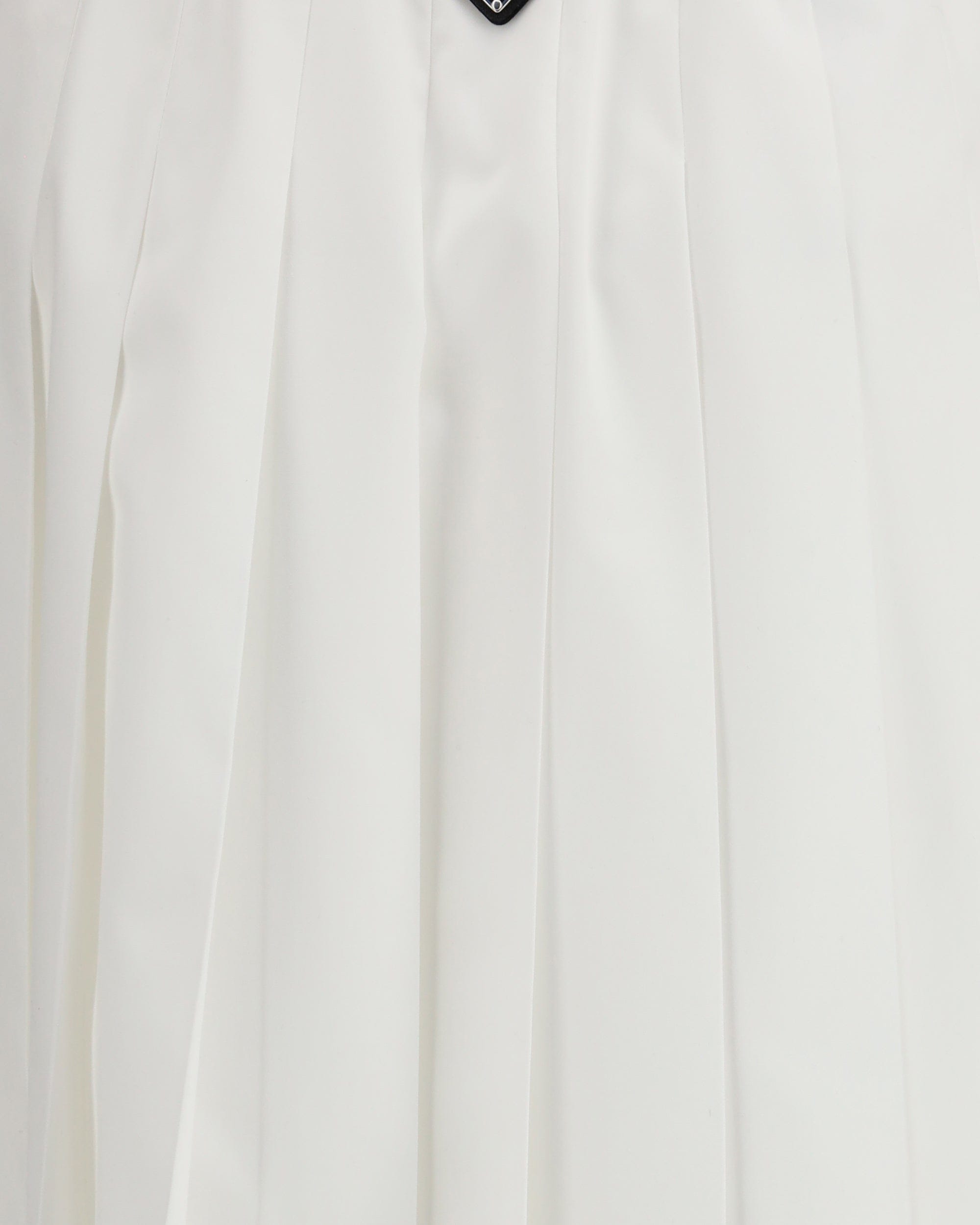 Prada Pleated Jersey Midi Skirt