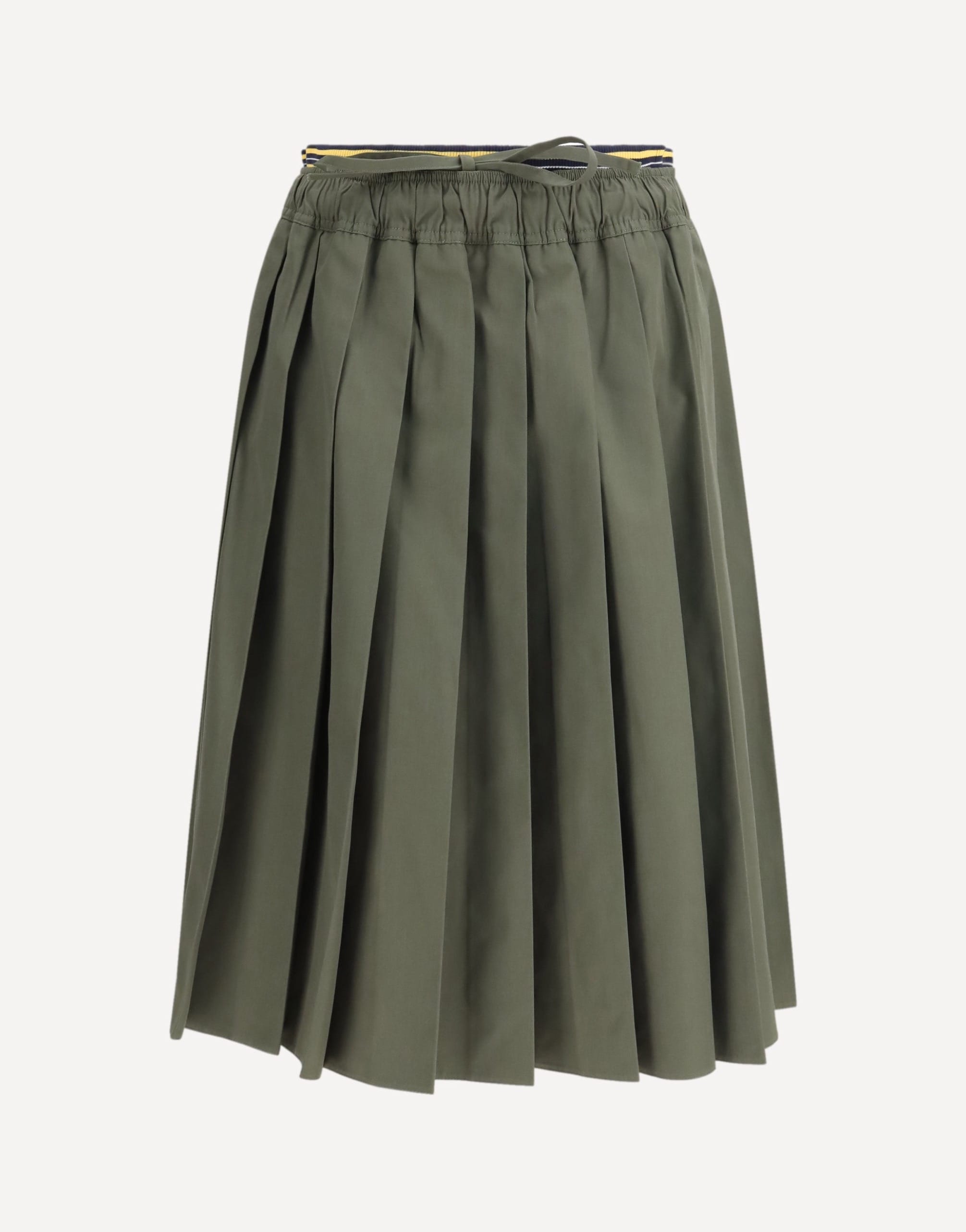 Prada Pleated Midi Skirt