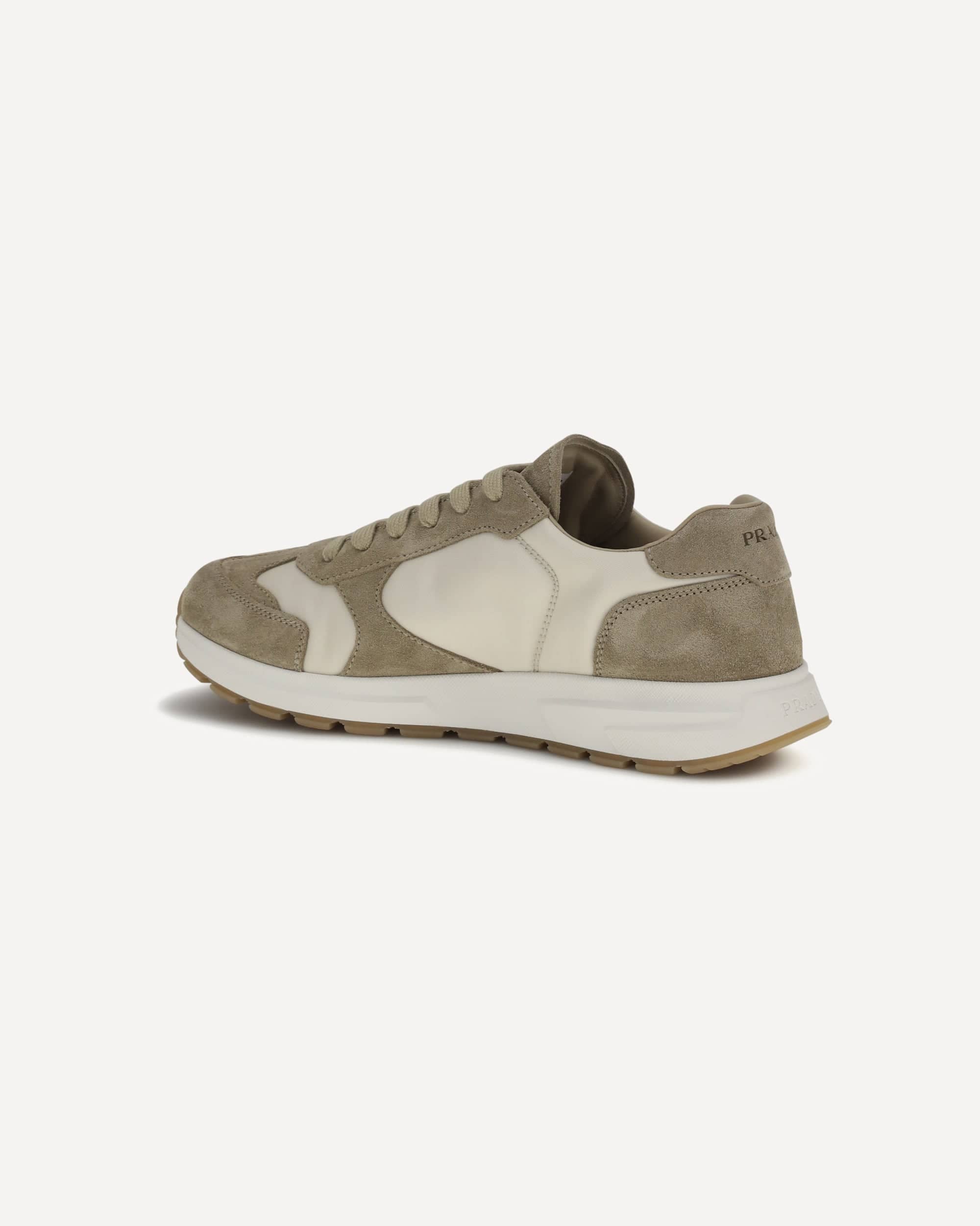 Prada Prax Sneakers In Suede And Re-Nylon