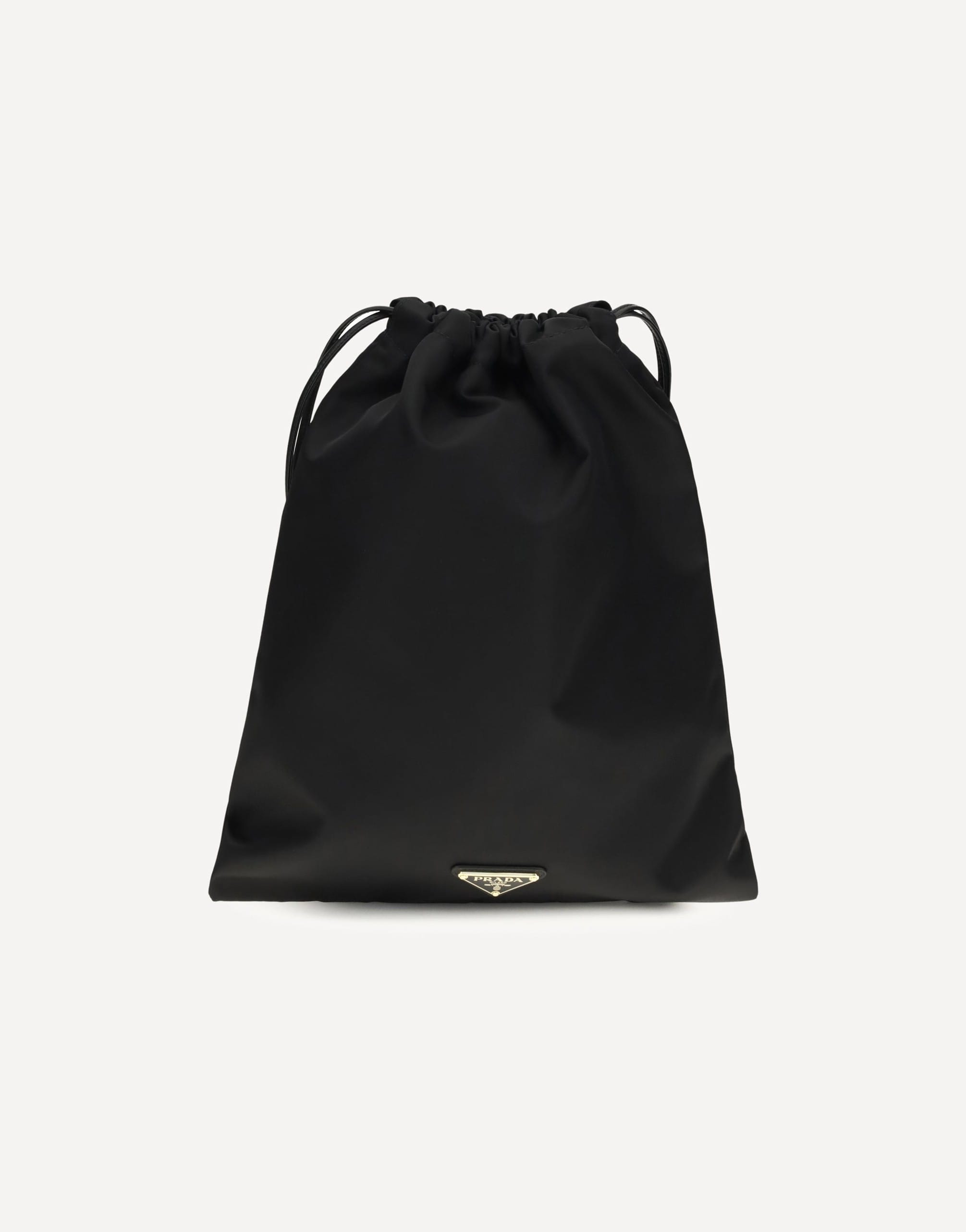 Prada Re-Nylon Triangle Logo Pouch