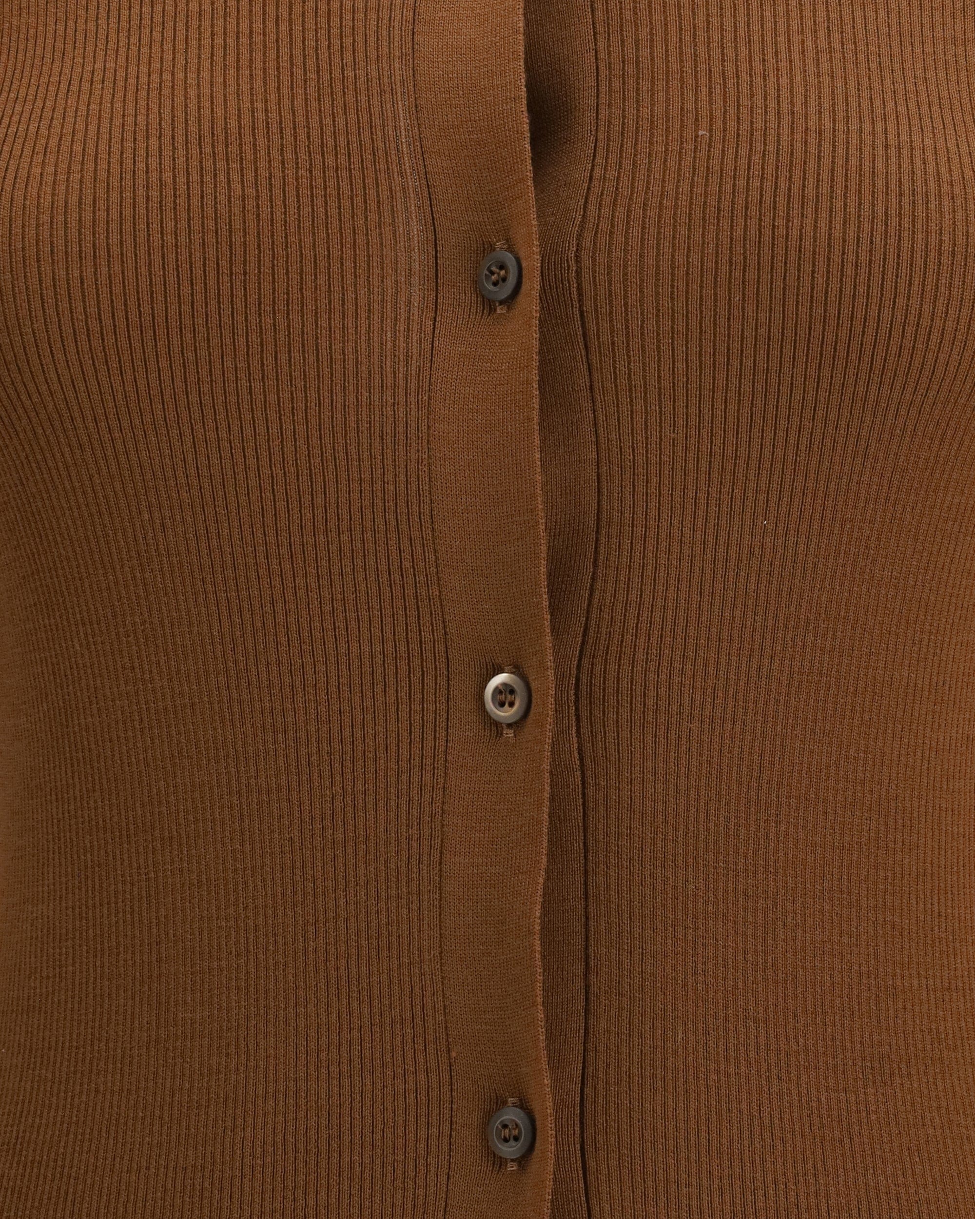 Prada Ribbed Wool Cardigan