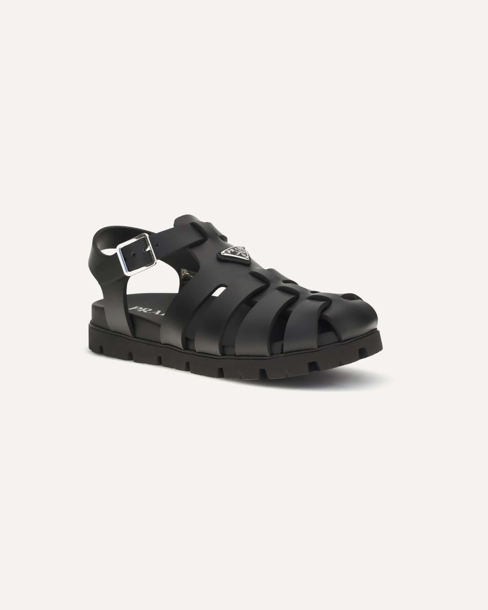 Prada Rubber Cage Sandal - alternate view