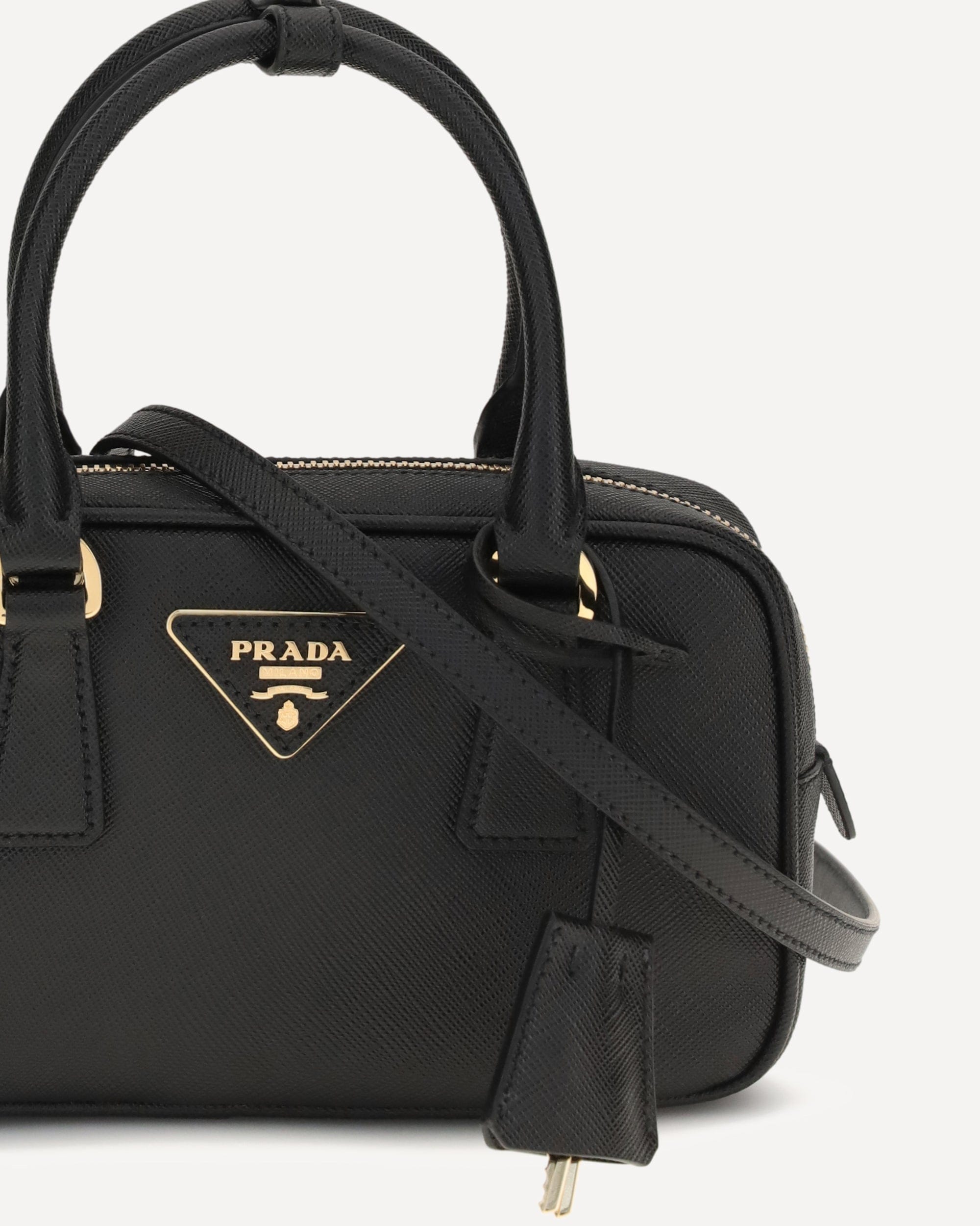 Prada Saffiano Leather Handbag Shoulder Bag