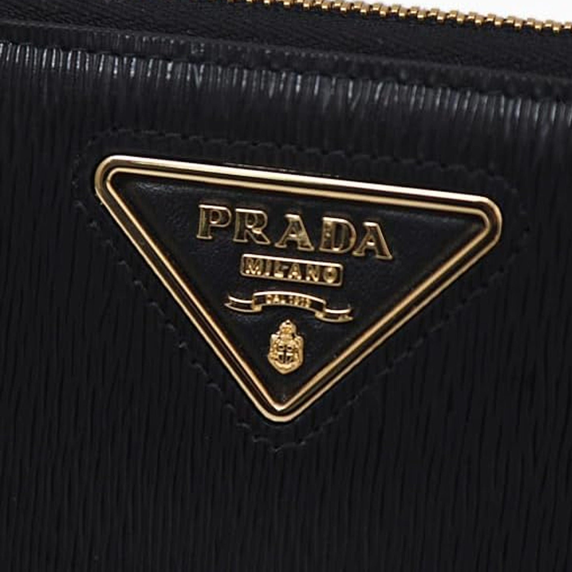 Prada Saffiano Leather Zip Wallet