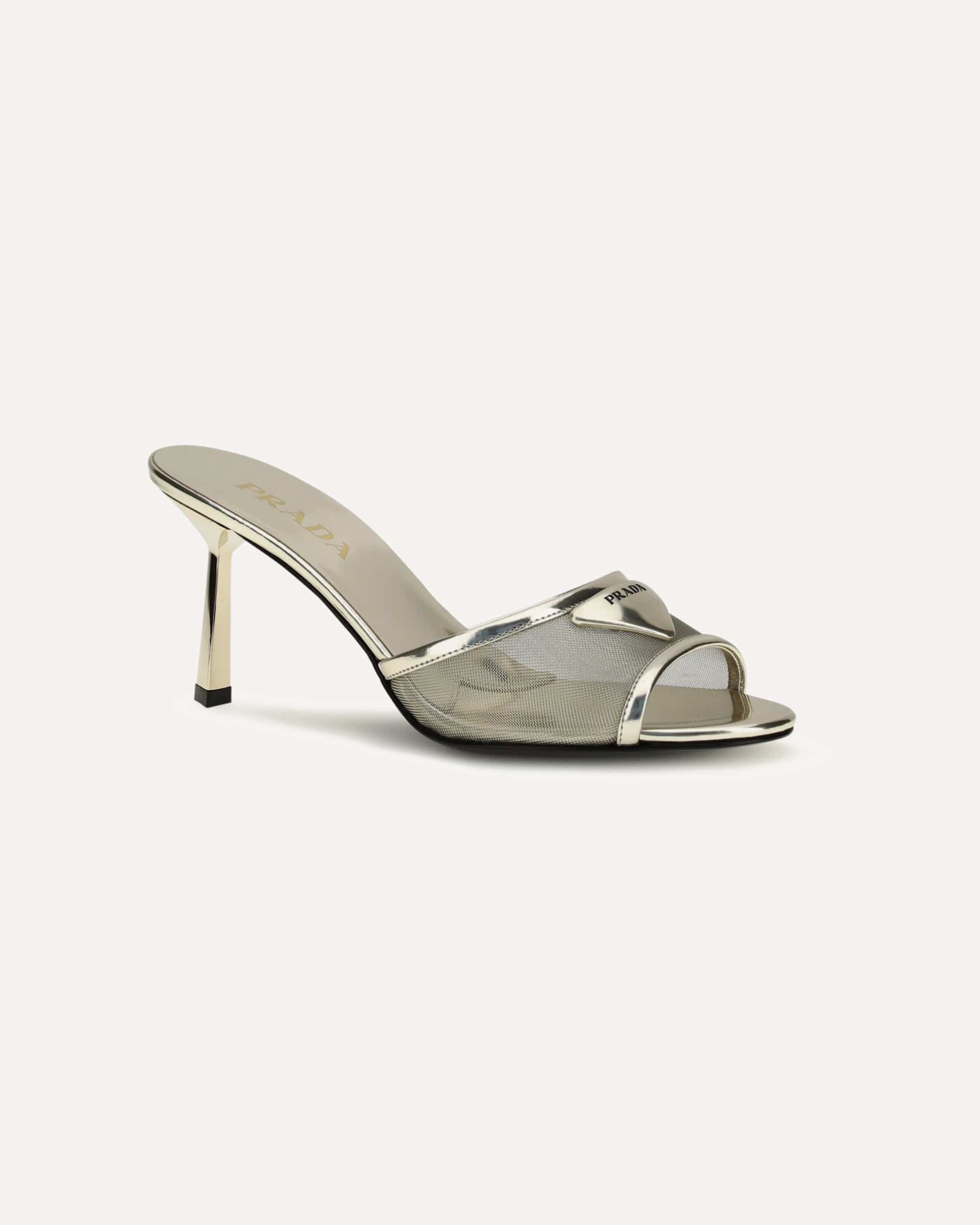 Sandals With The Triangular Logo - alternate view