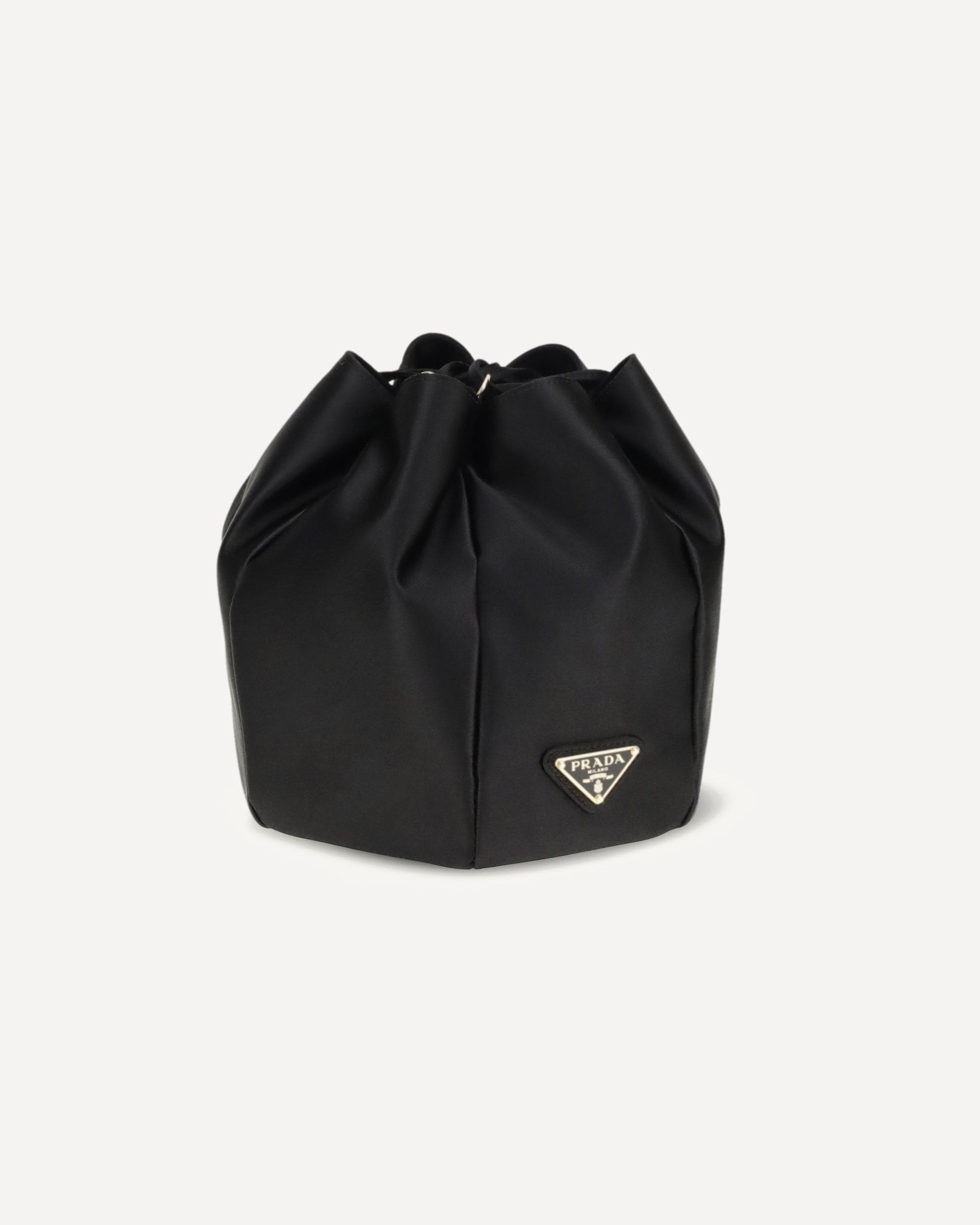 サテンポーチ巾着ミニバッグ - alternate view