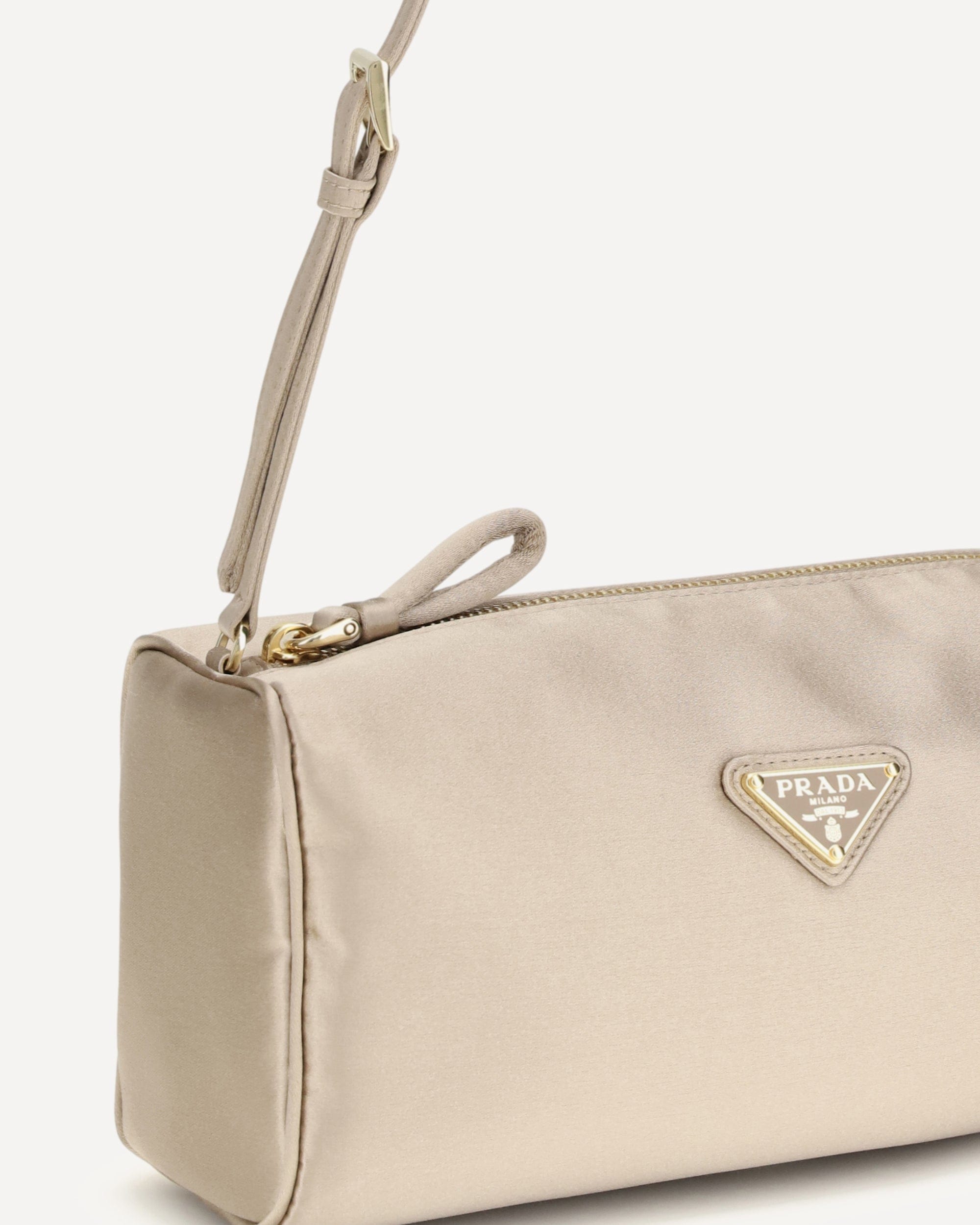 Prada Satin Shoulder Bag