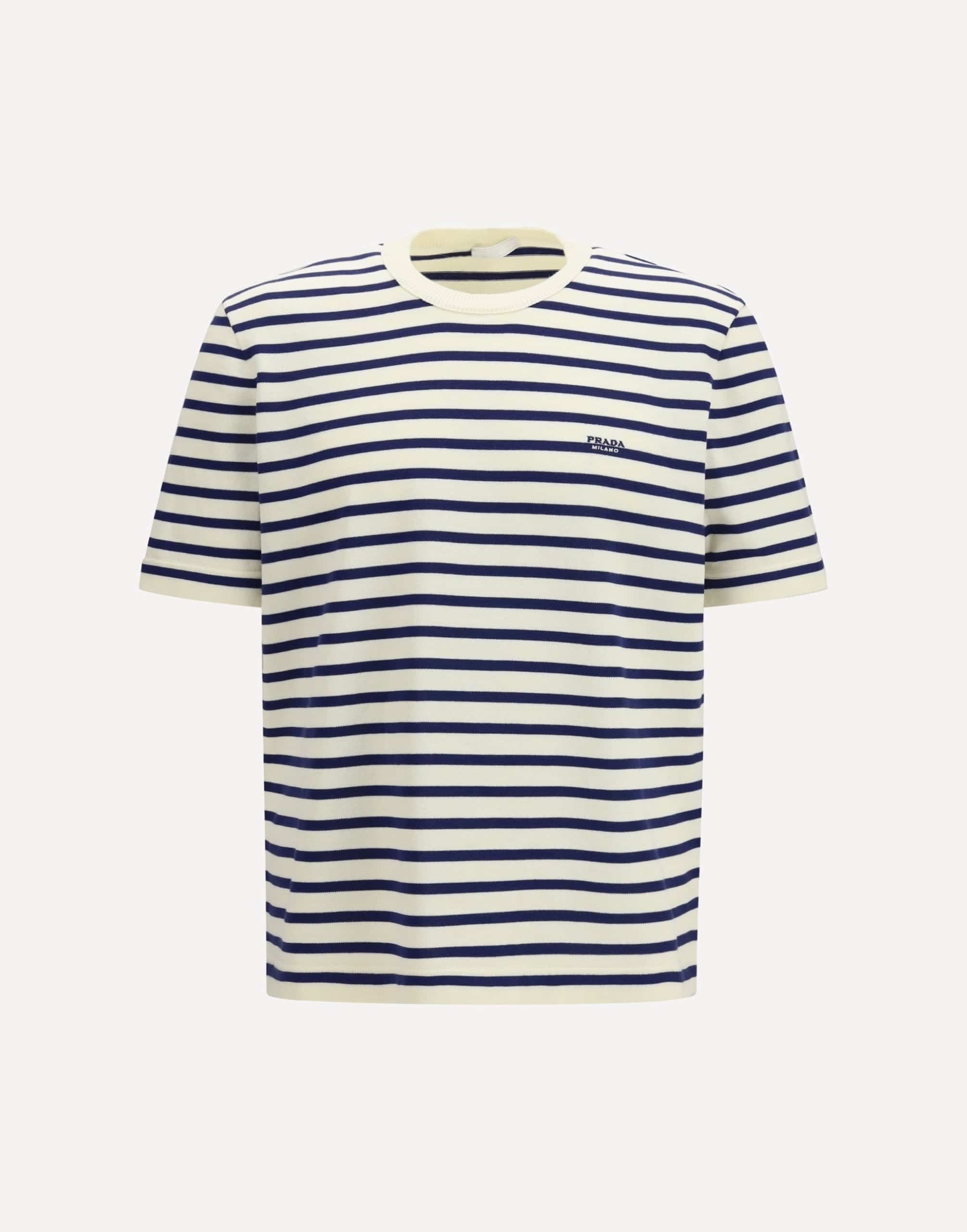 Prada Short-Sleeve Cotton Sweater