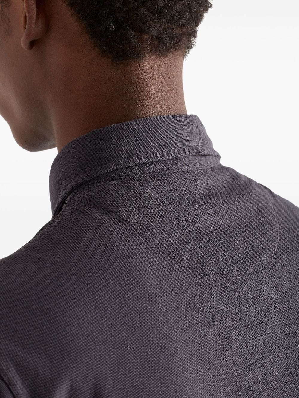 Prada Short-Sleeved Logo Polo Shirt