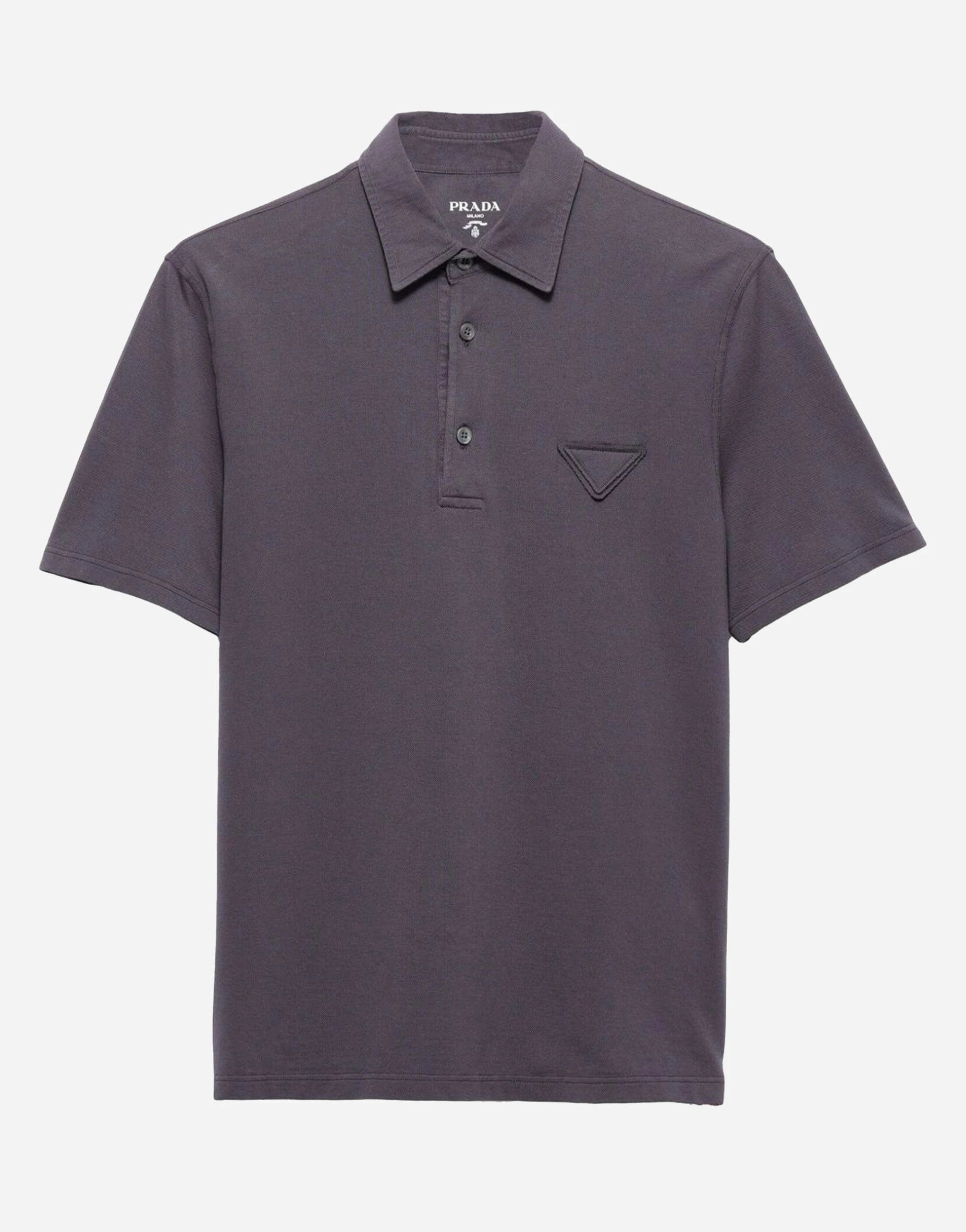 Prada Short-Sleeved Logo Polo Shirt