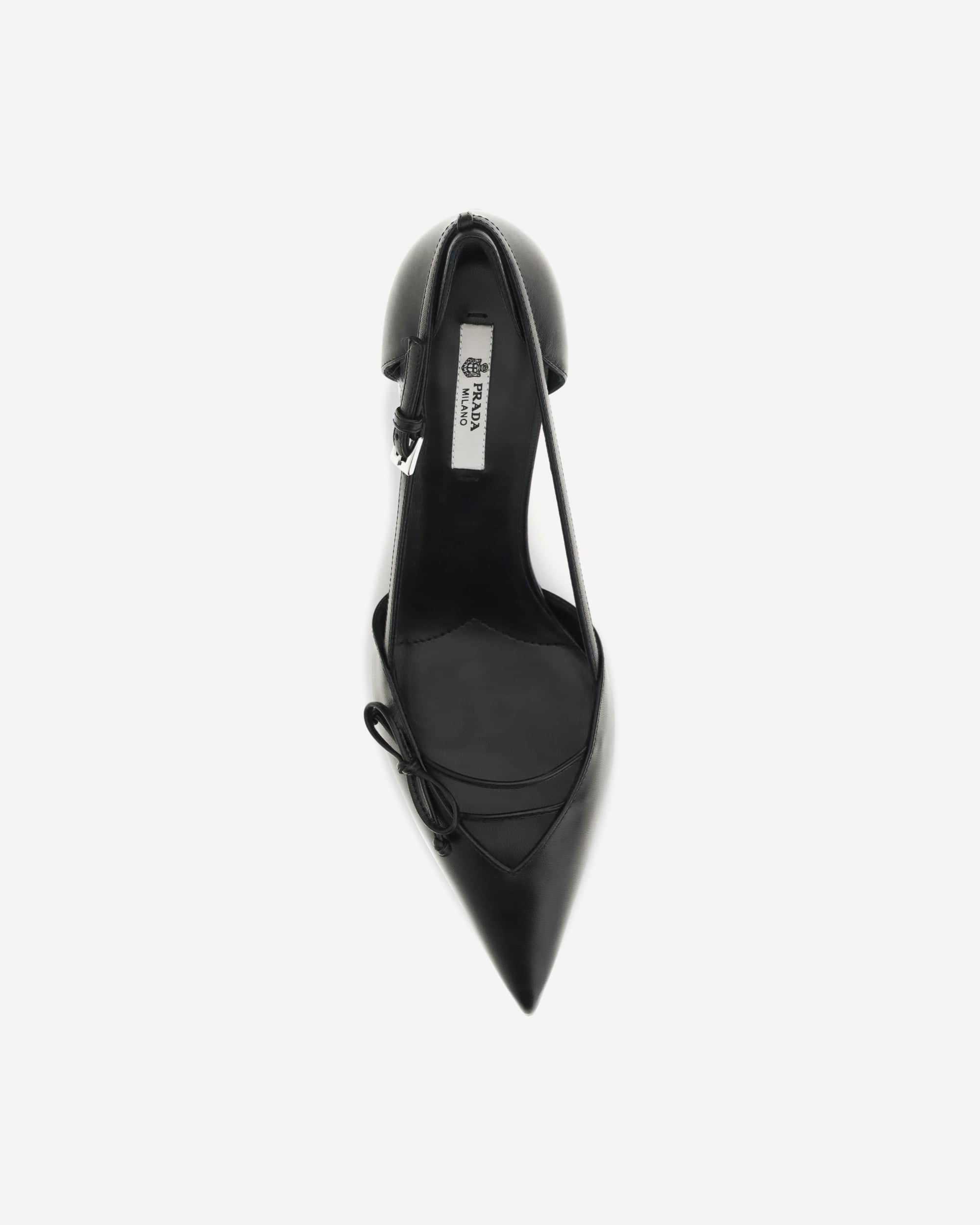 Prada Side-Cut Leather Pumps
