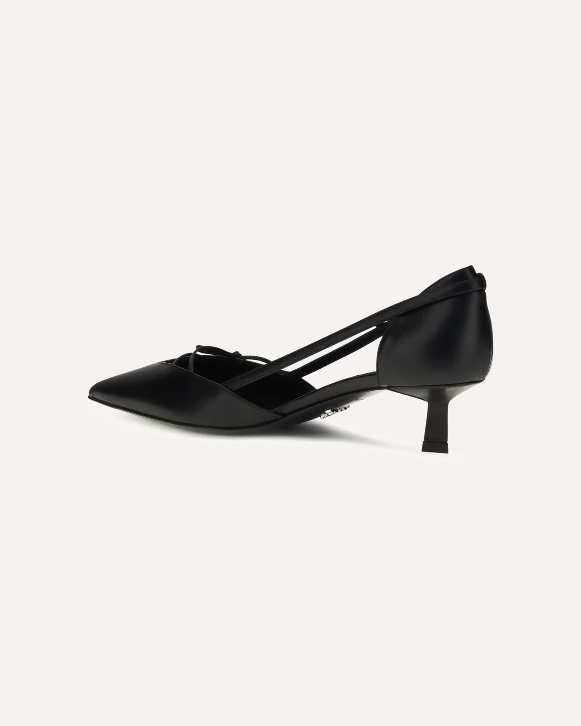 Prada Side-Cut Leather Pumps