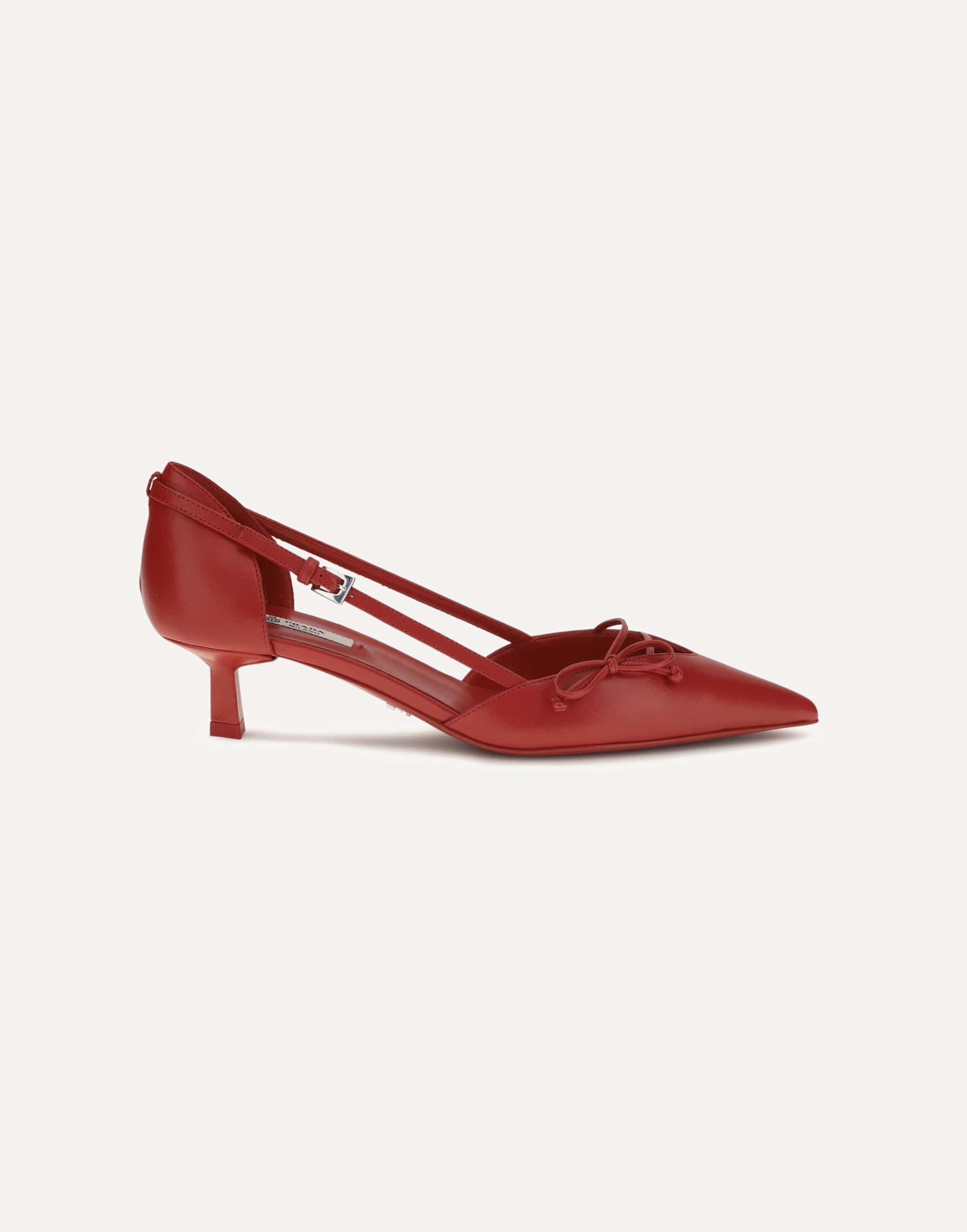 Prada Side-Cut Leather Pumps