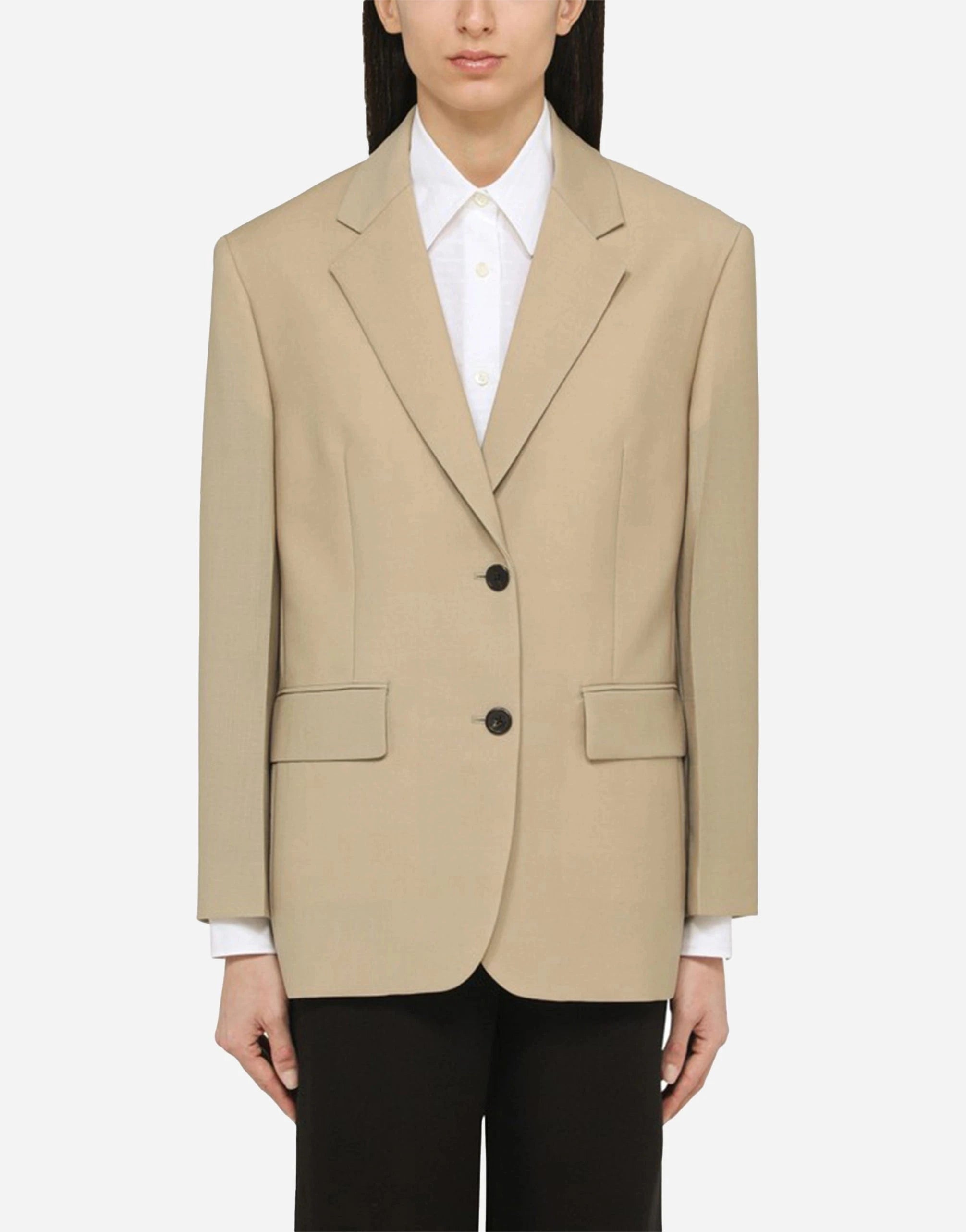 Prada Single-Breasted Blazer Jacket