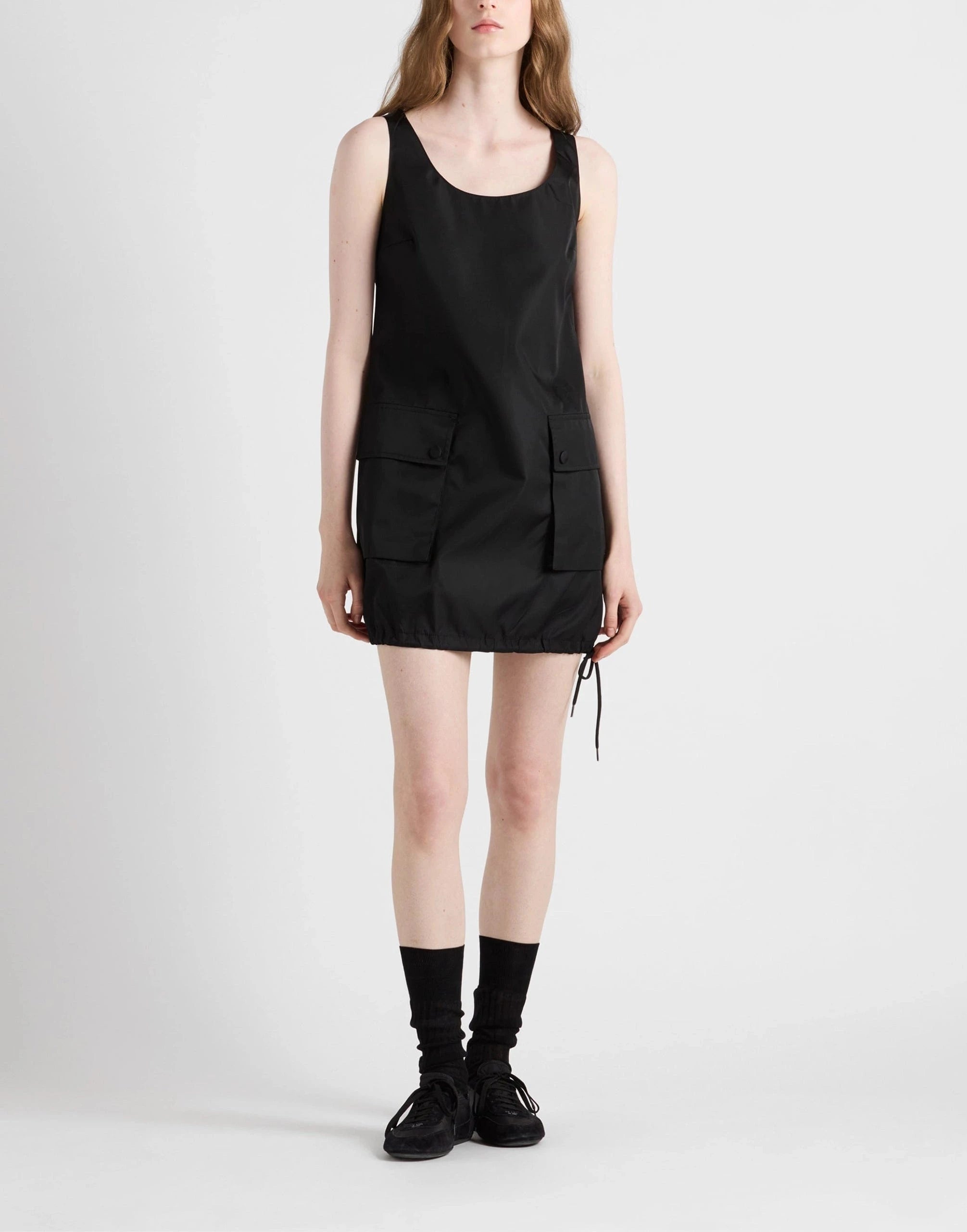 Prada Sleeveless Re-Nylon Mini Dress
