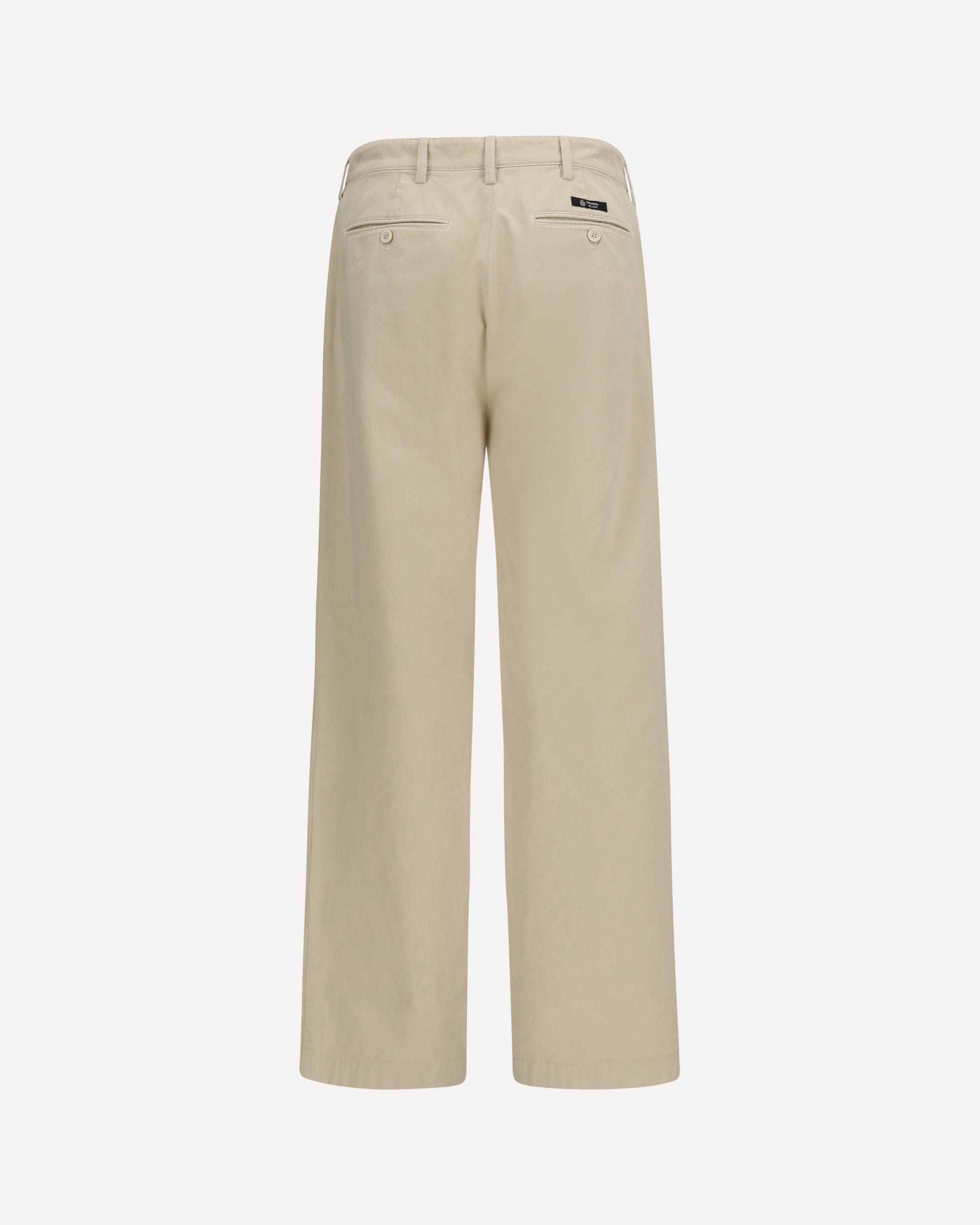 Prada Prada Straight-Leg Cotton Pants