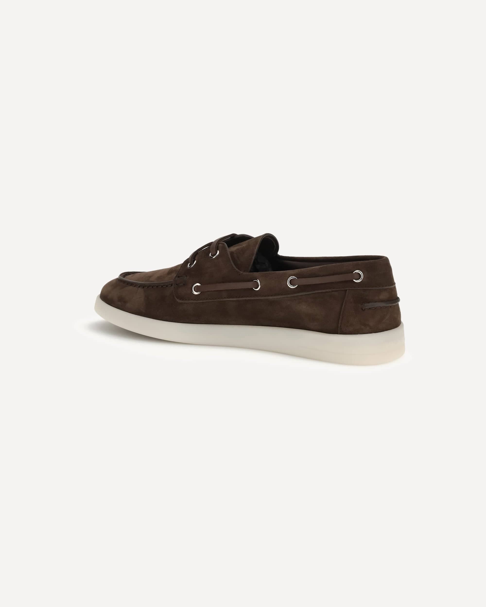 Prada Suede Boat Loafers