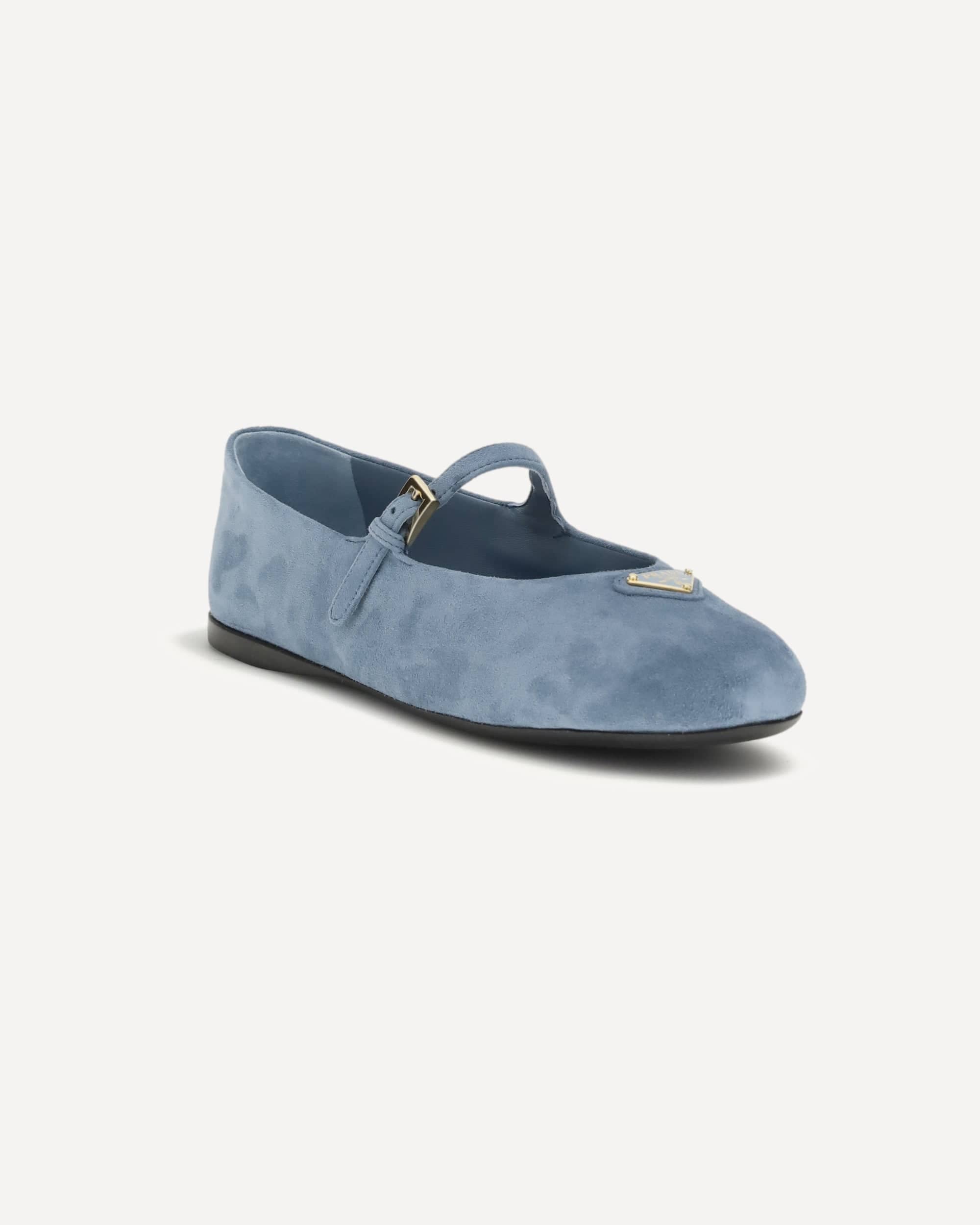 Prada Suede Leather Ballerinas - alternate view