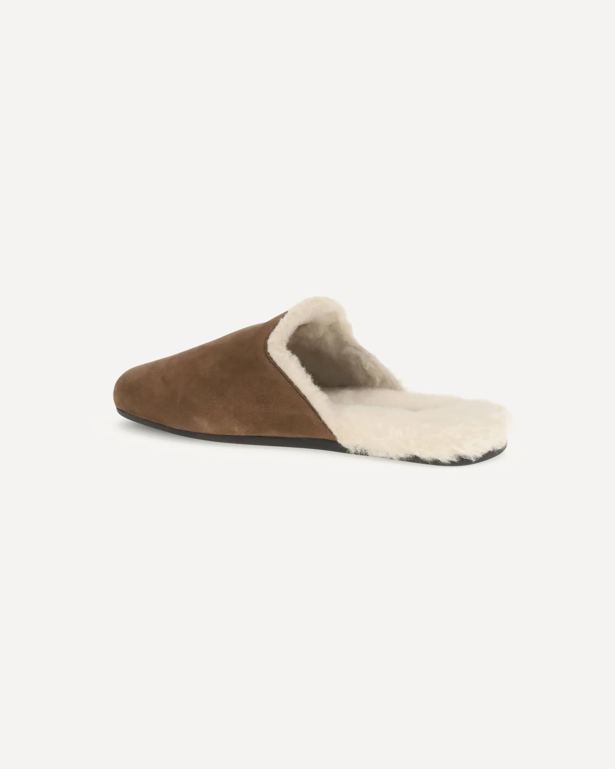 Prada Suede Mules With Logo