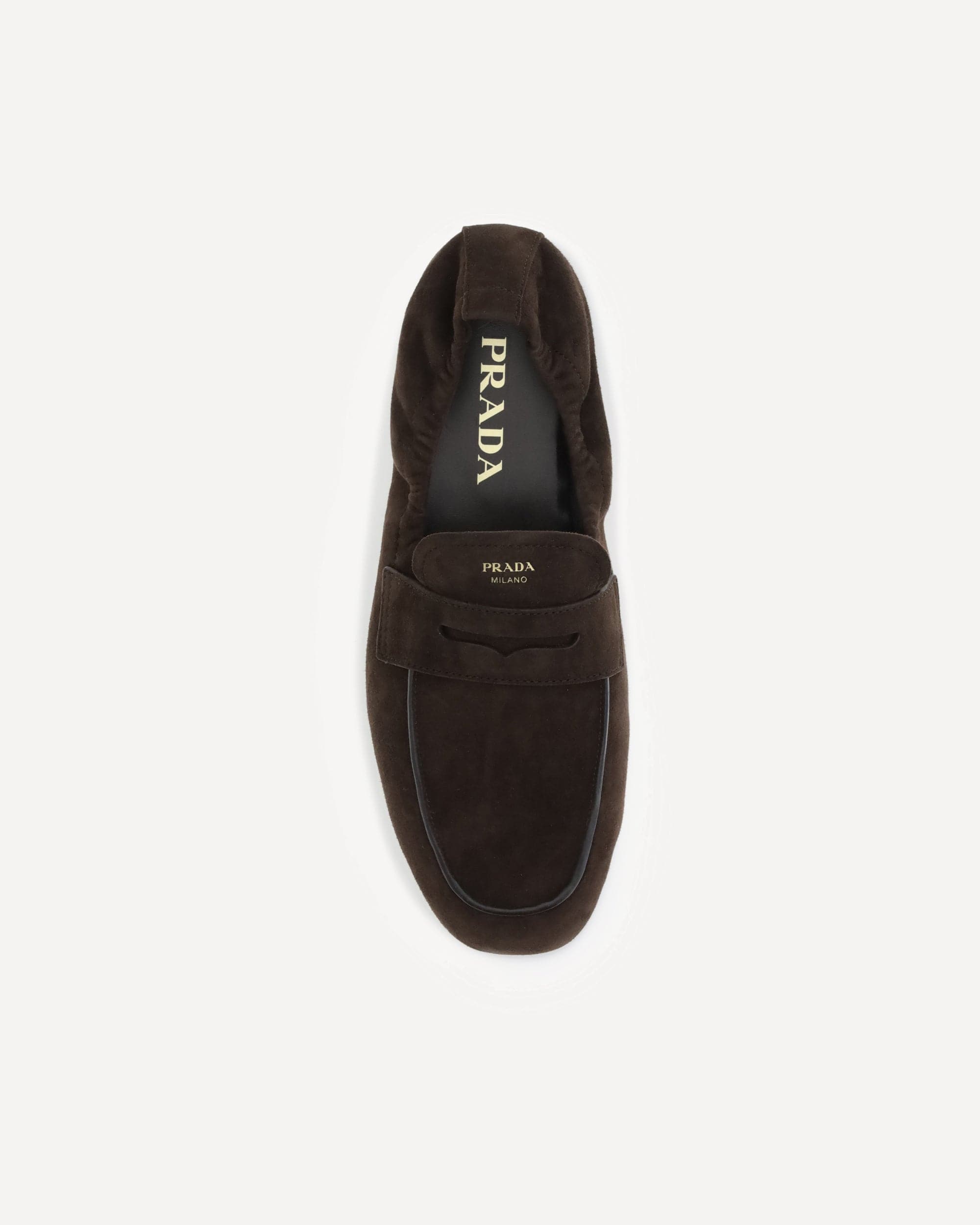 Prada Suede Shuffle Loafers