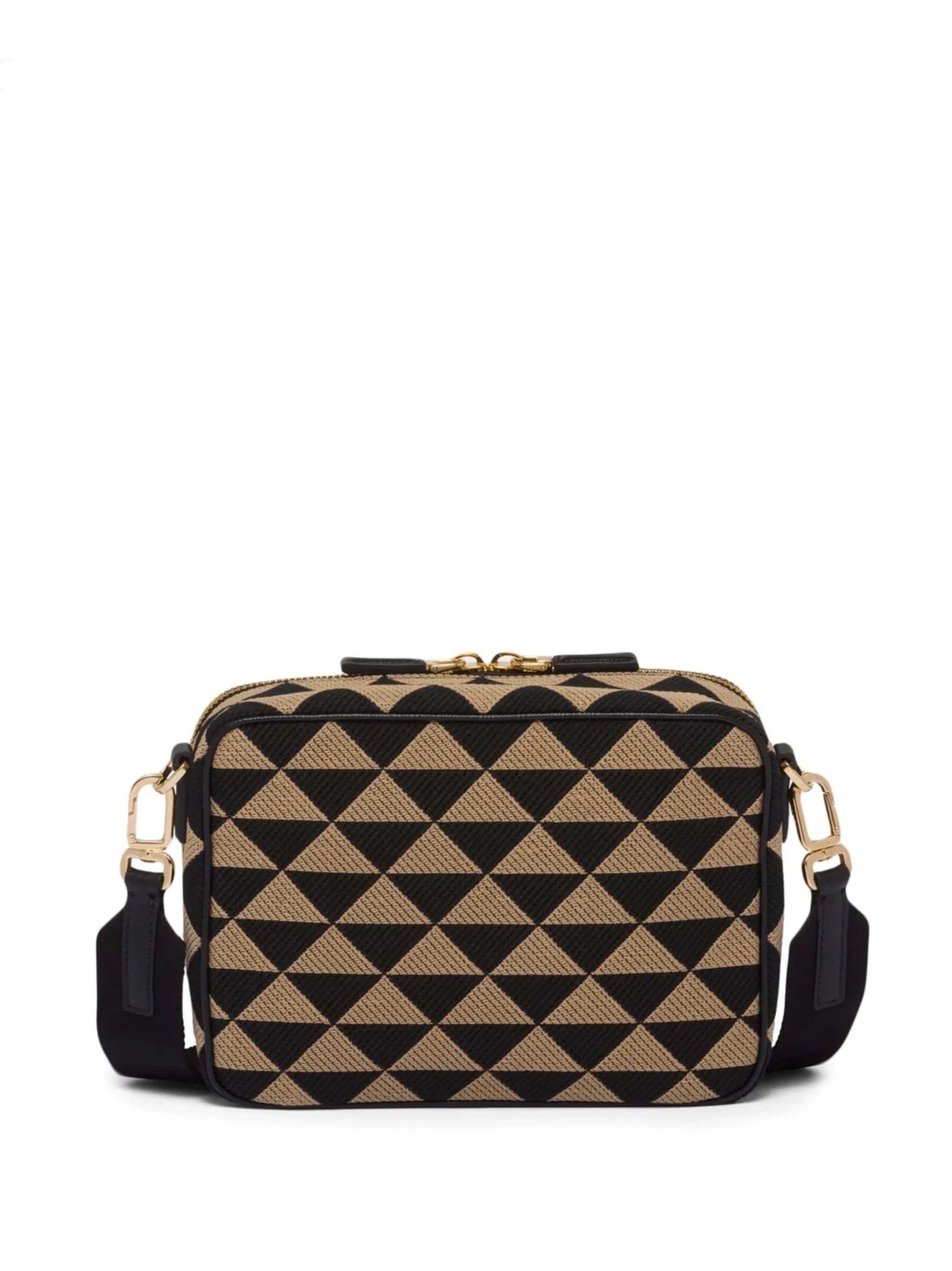 Prada Prada Symbole Embroidered Messenger Bag