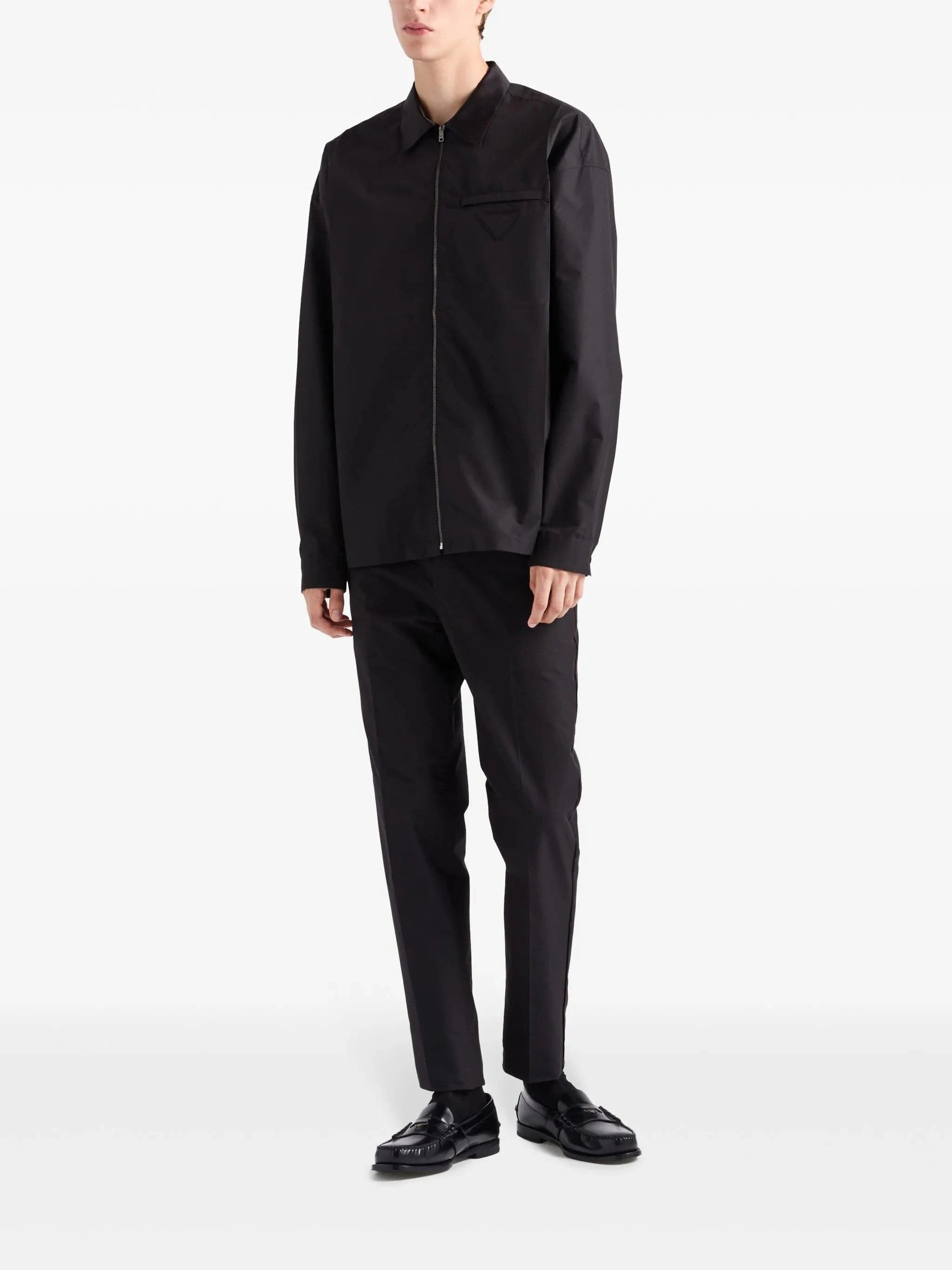 Prada Technical Cotton Logo Trousers