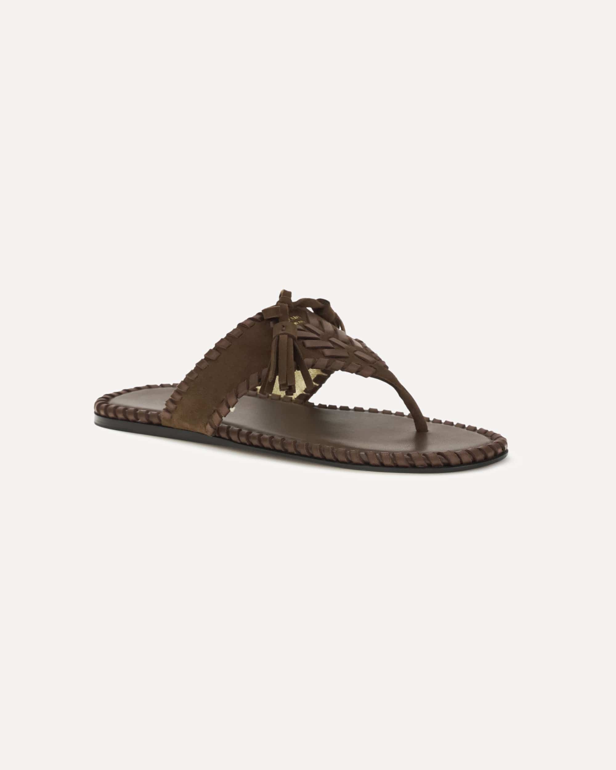 Prada Thong Sandals With Tassels - alternate view