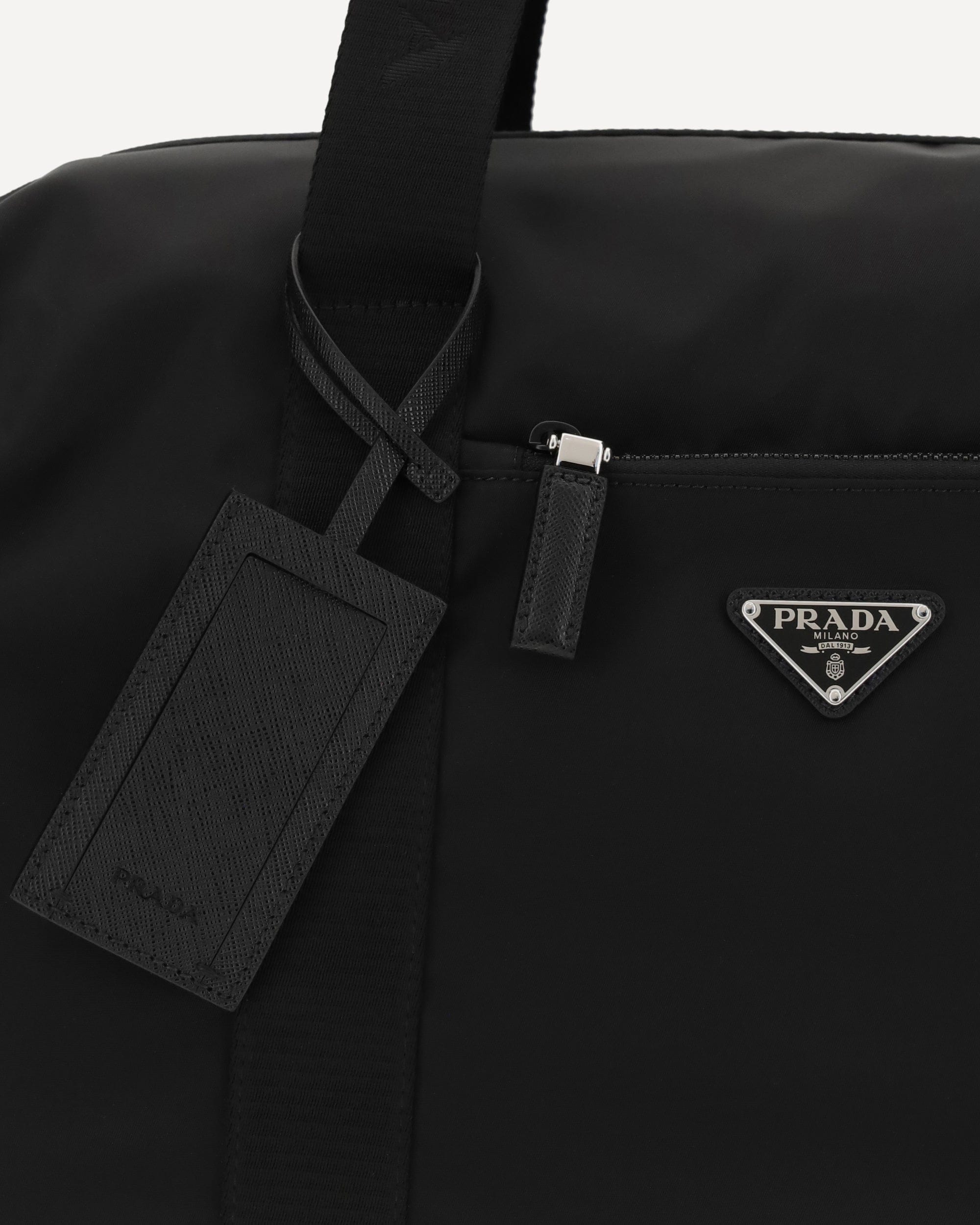 Prada Prada Travel Bag In Re-Nylon And Saffiano