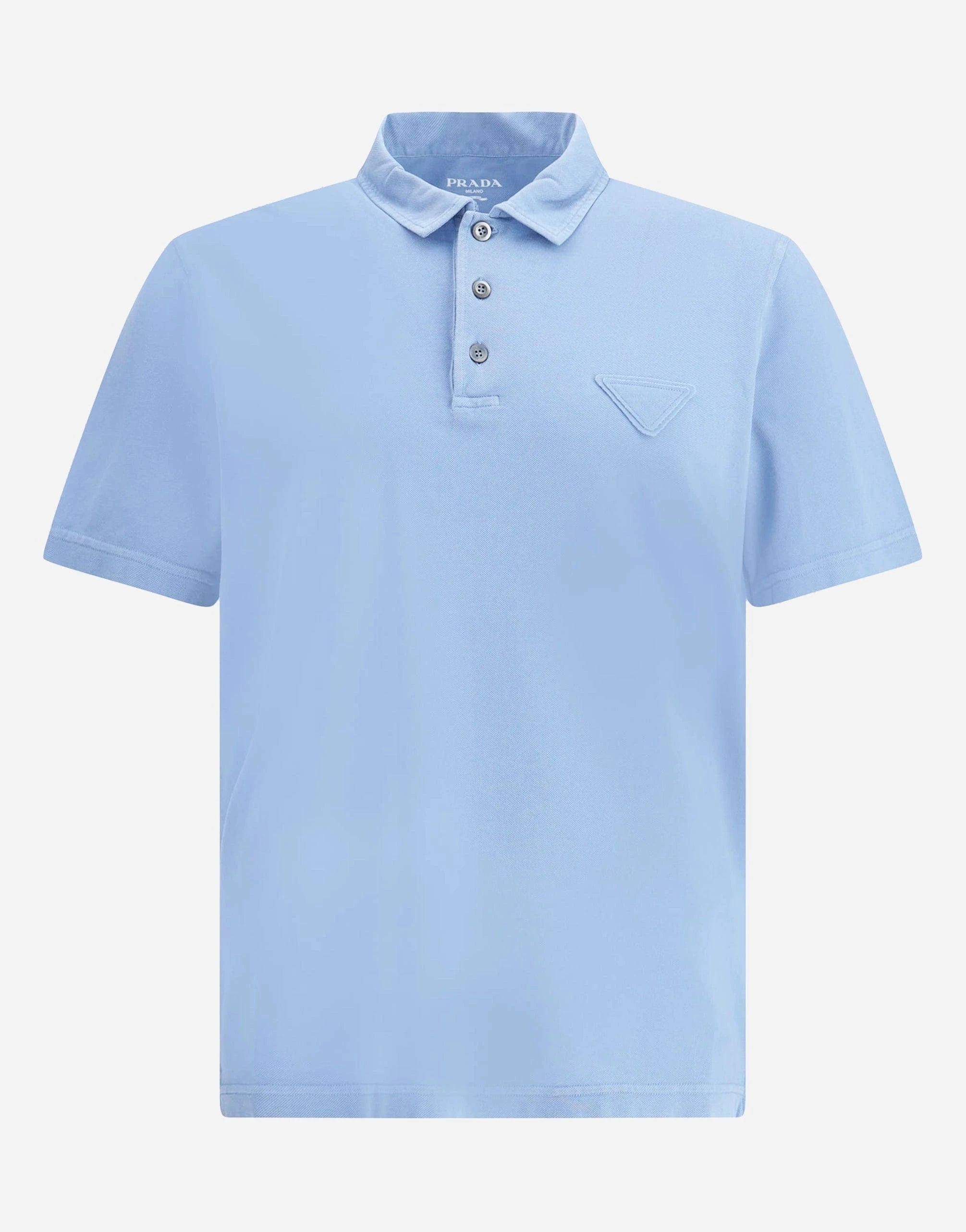 Prada Triangle Logo Polo Shirt