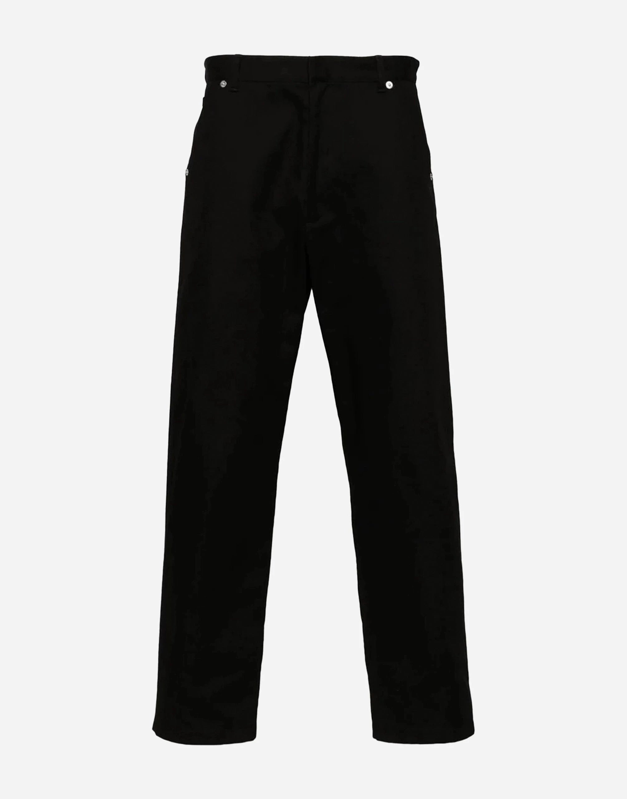 Prada Triangle-Logo Tapered Trousers