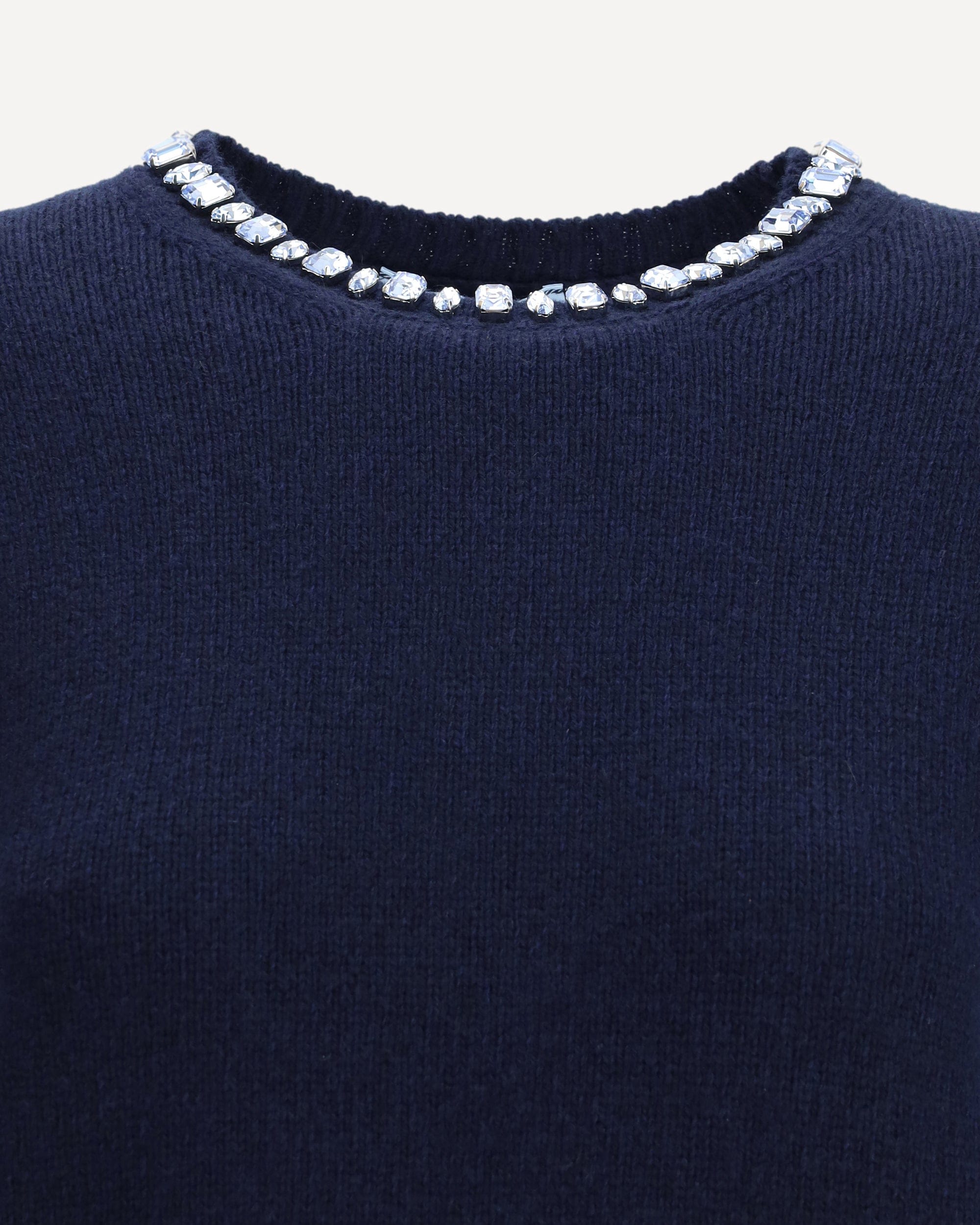 Prada Wool And Cashmere Crew-Neck Sweater
